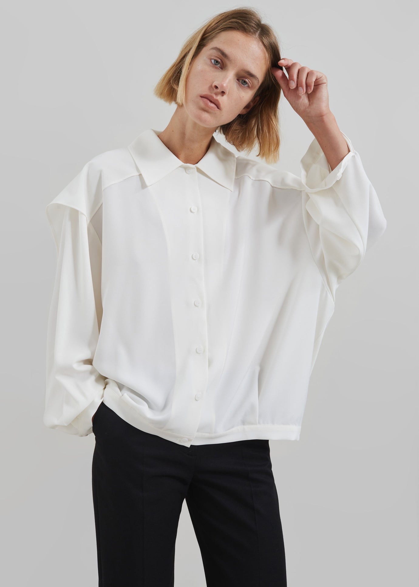 Ruma Blouse - Off White - 1