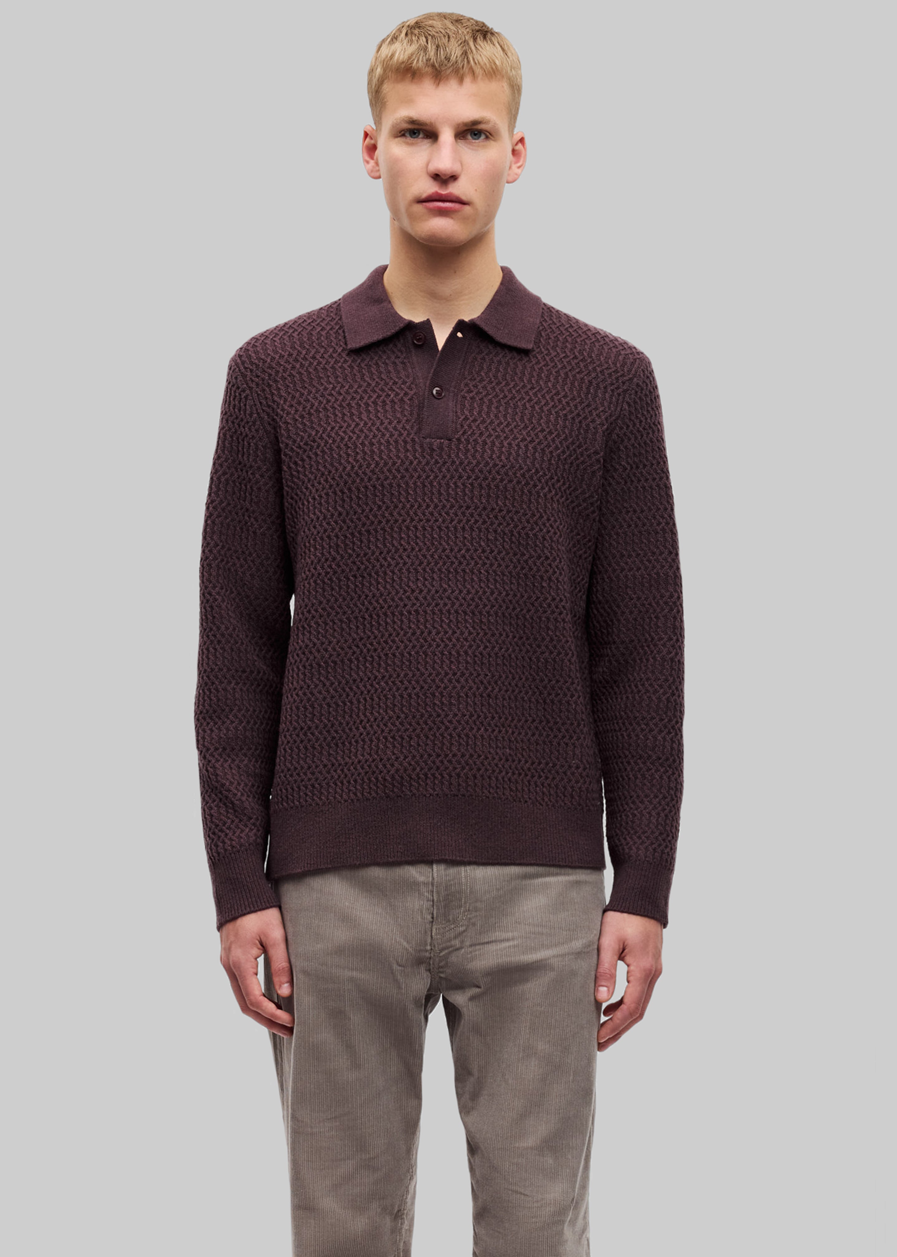 Samsøe Samsøe Sacaiden Polo - Raisin - 1