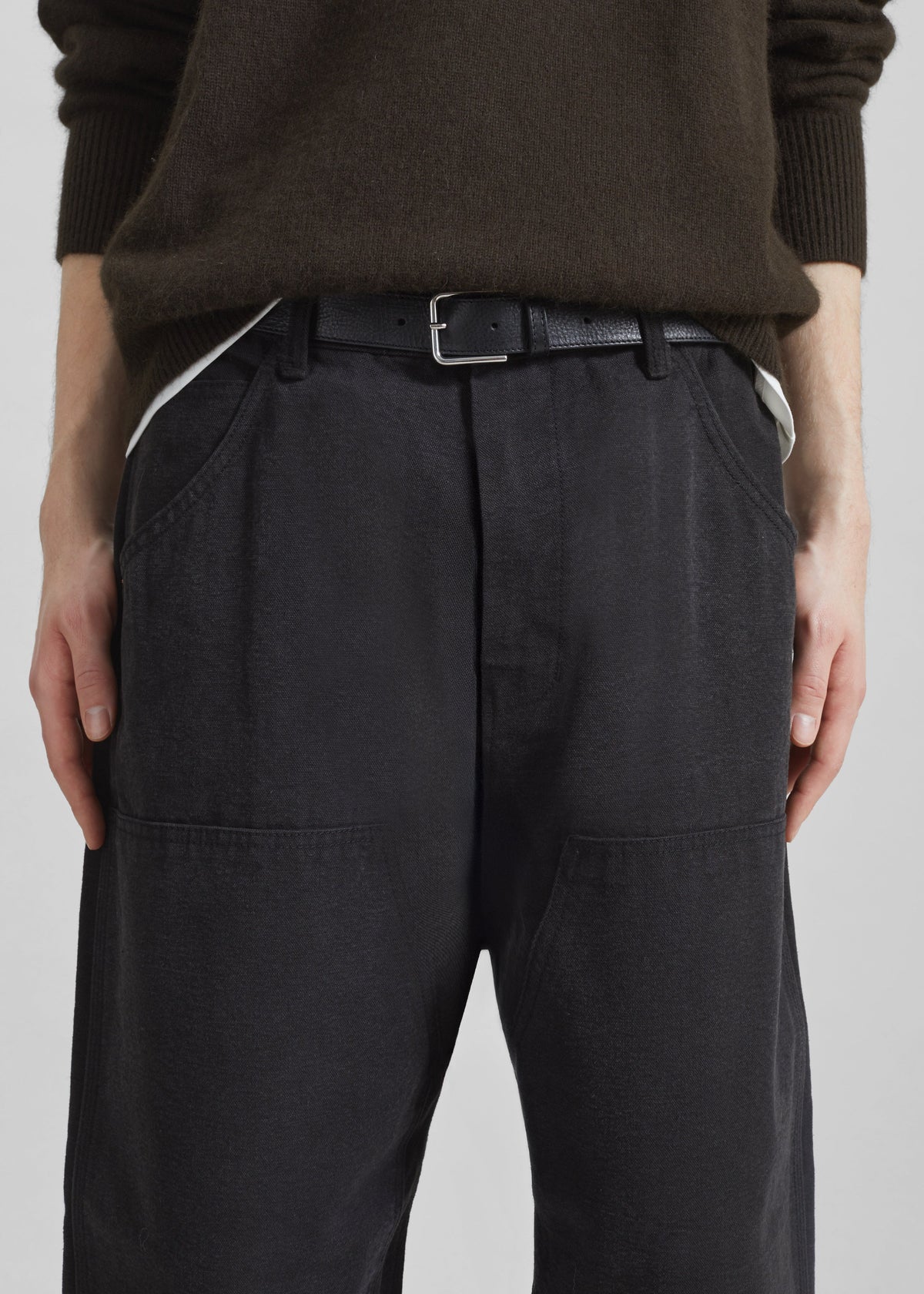 Sahil Wide Jeans - Black - 3