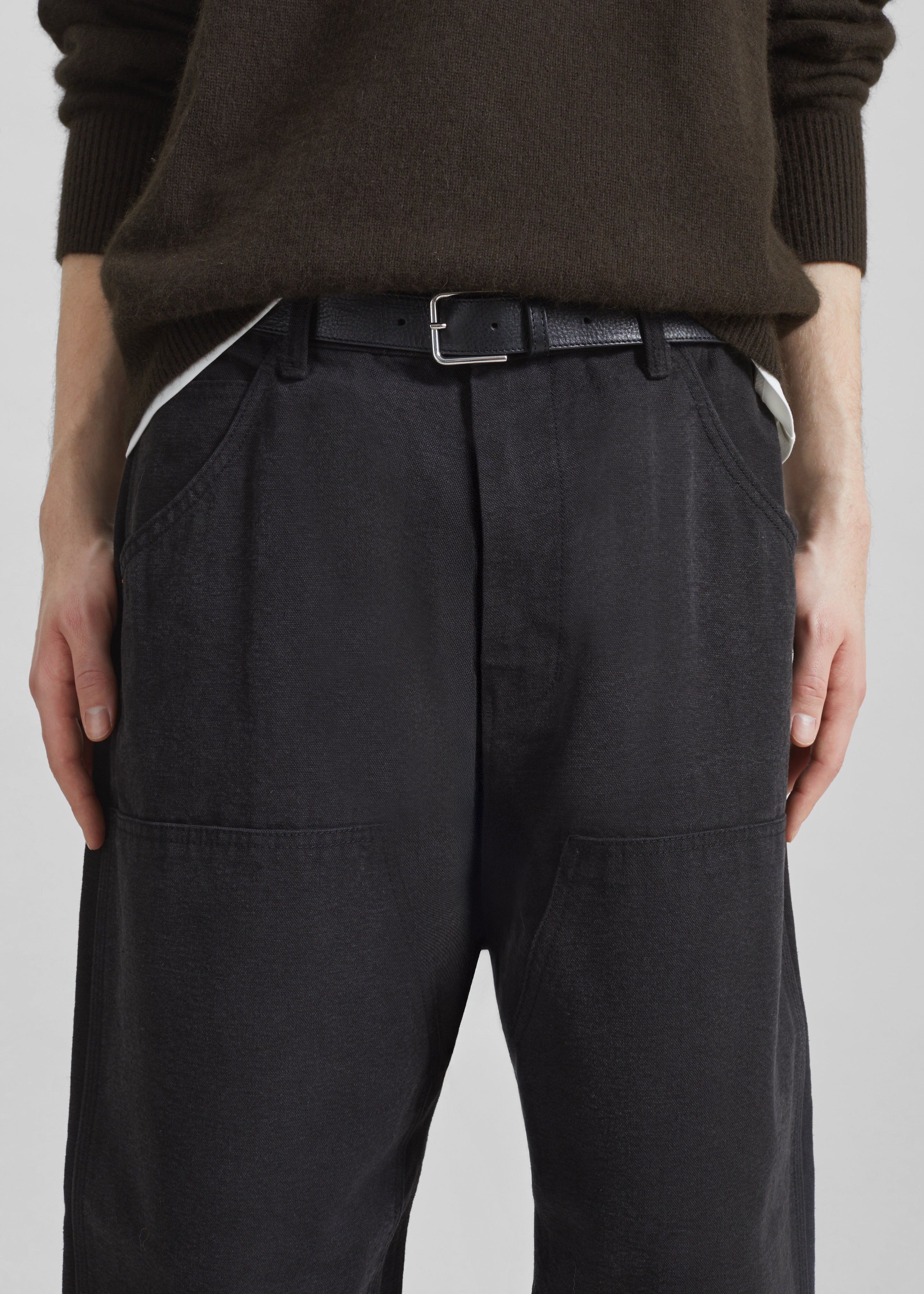 Sahil Wide Jeans - Black - 3