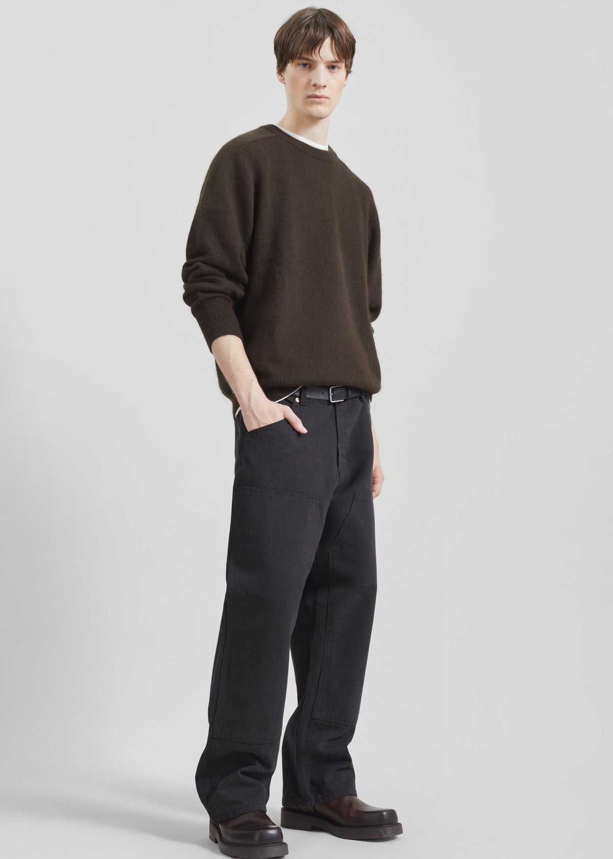 Sahil Wide Jeans - Black - 2