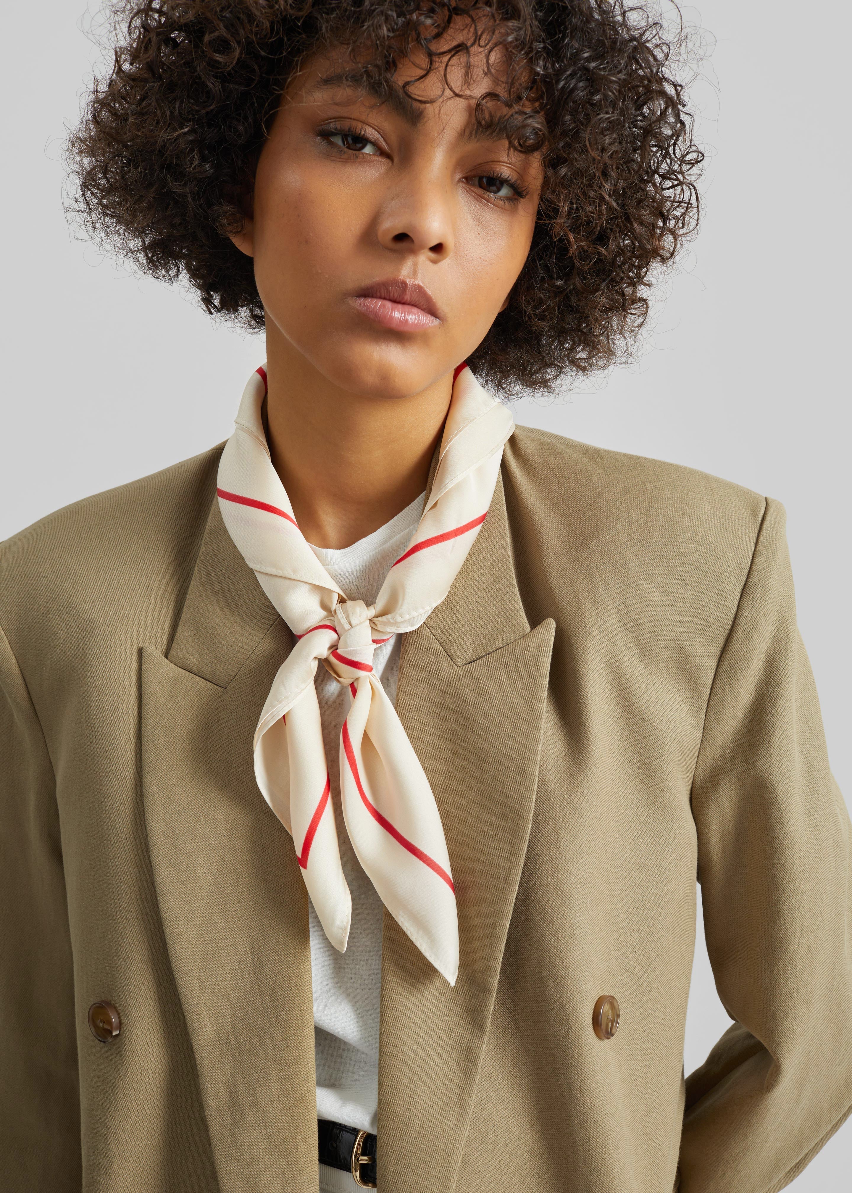 Salerno Linen Blazer - Camel - 5