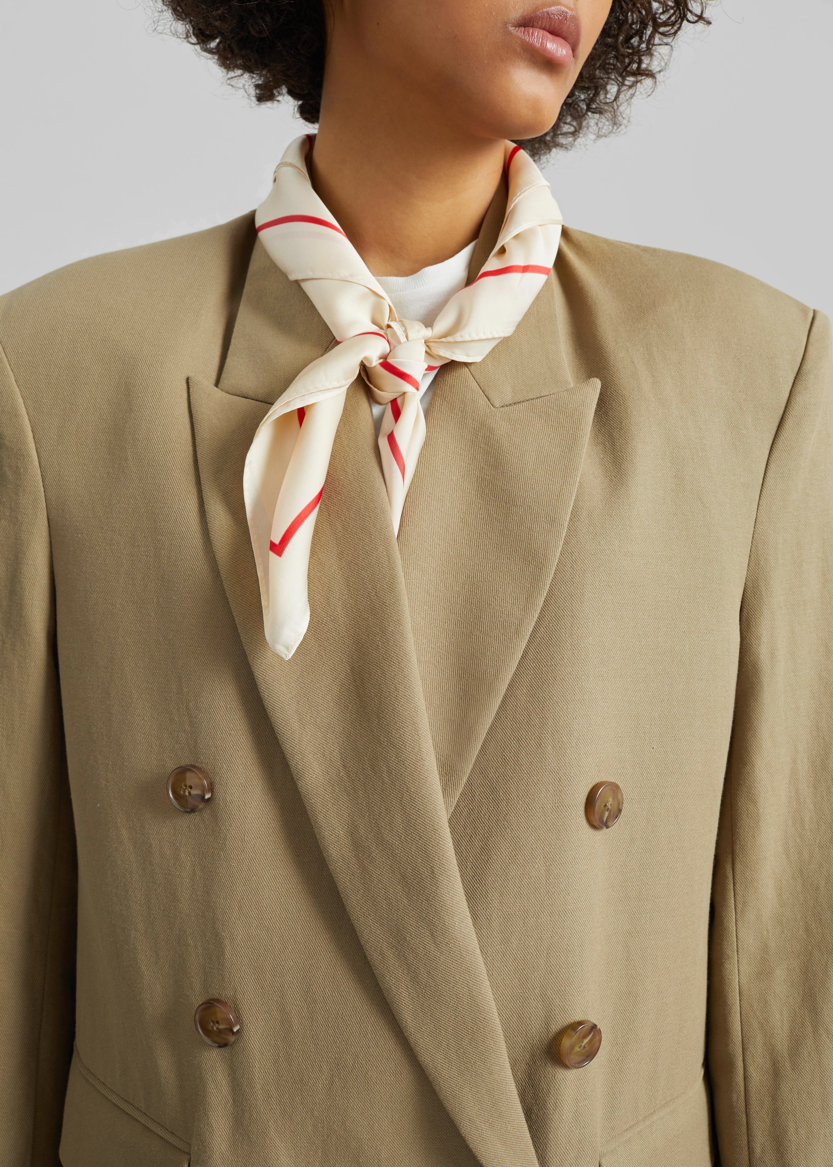 Salerno Linen Blazer - Camel - 7