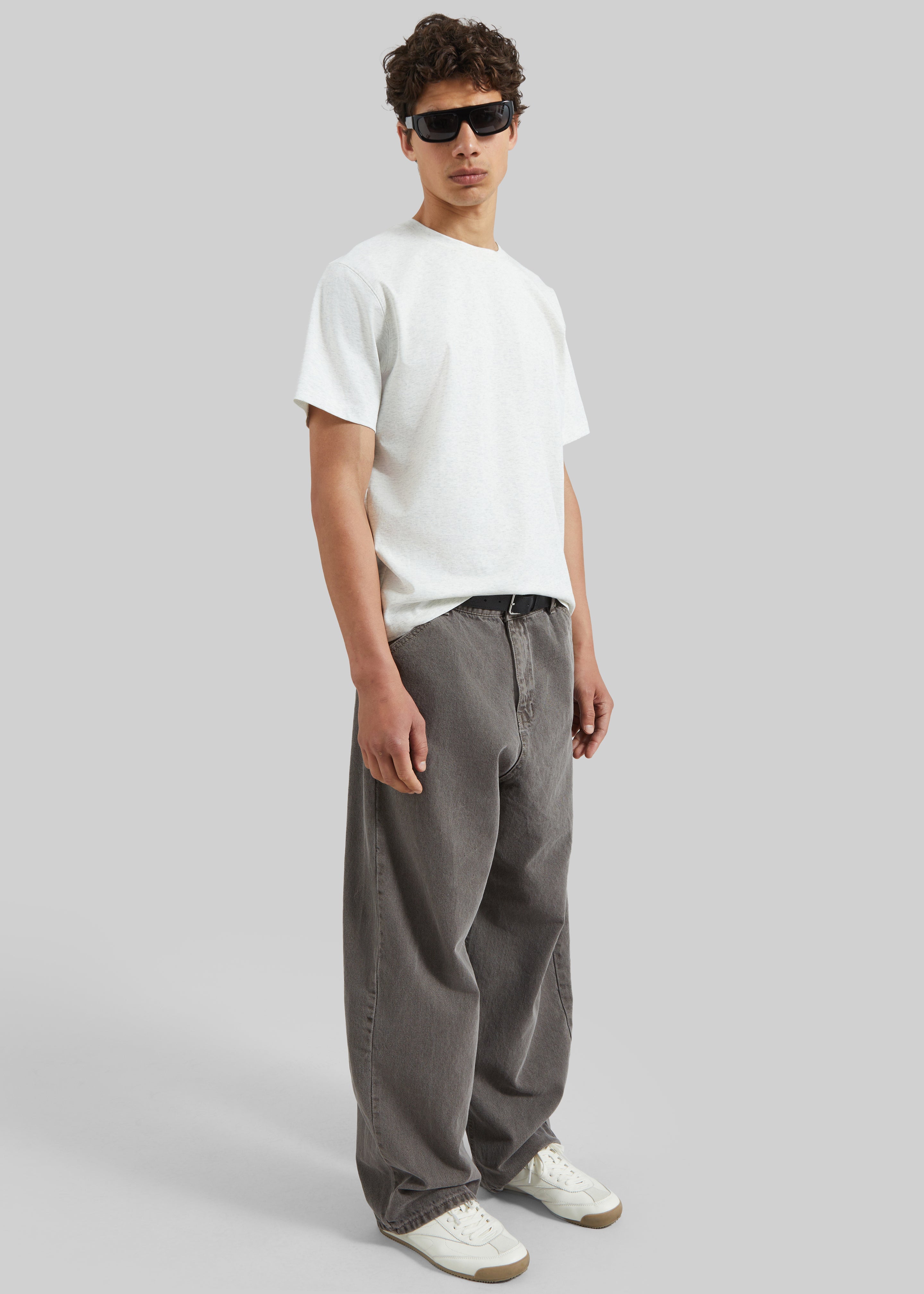Salino Barrel Leg Jeans - Grey Wash - 4