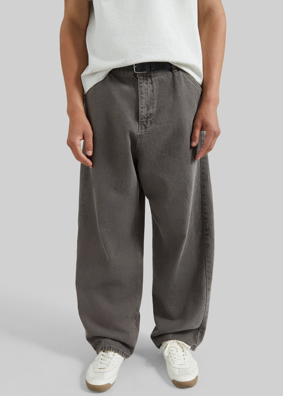 Salino Barrel Leg Jeans - Grey Wash - 2