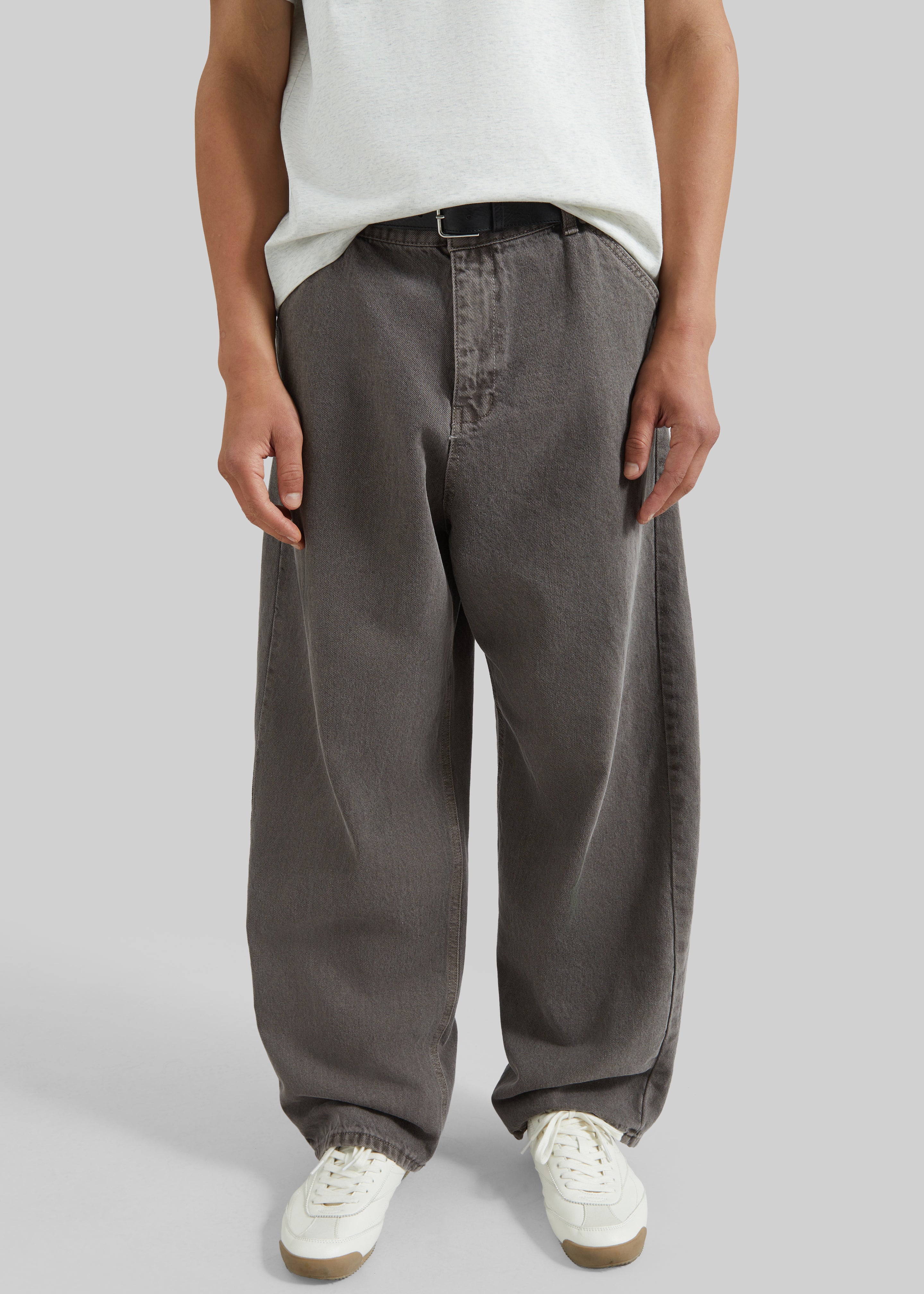 Salino Barrel Leg Jeans - Grey Wash - 2