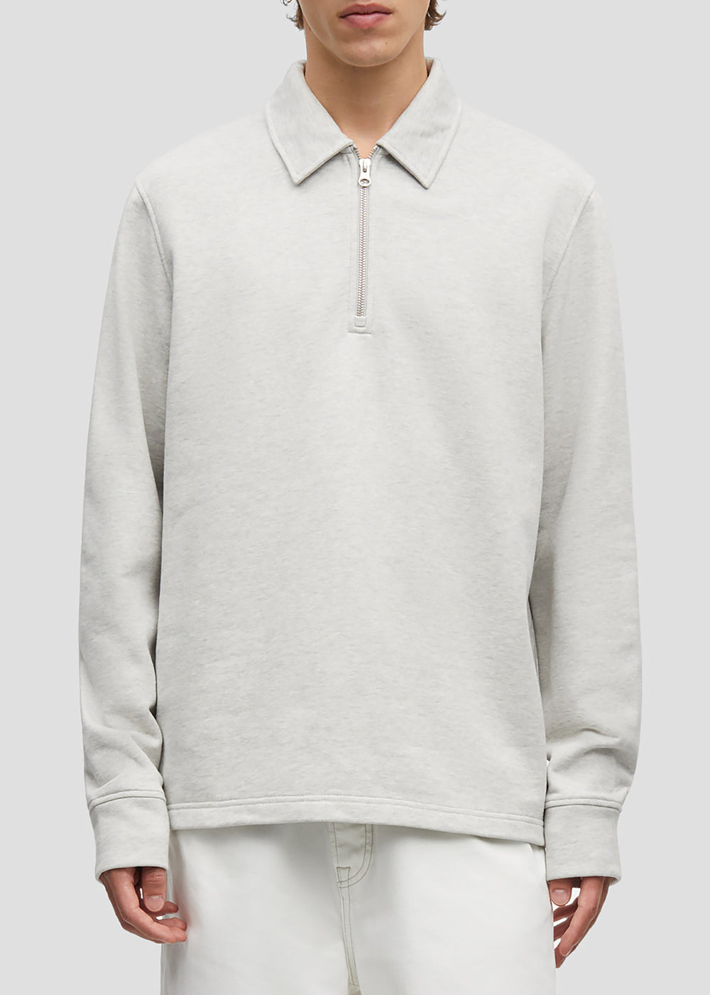 Samsøe Samsøe Salouis Hz Polo LS - Moonstruck Melange - 1