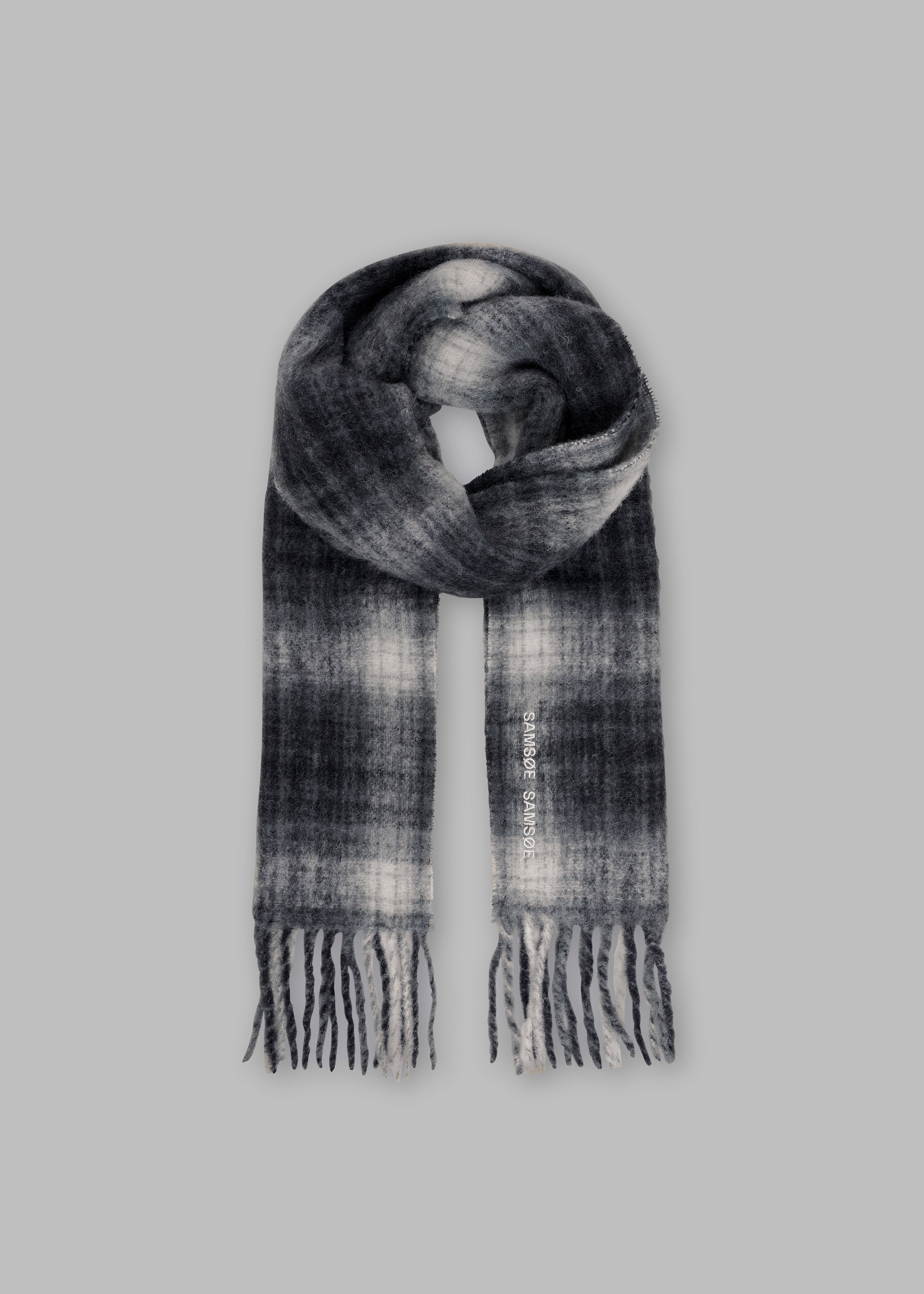 Samsøe Samsøe Alex Scarf - Petrified Oak Checkered - 2