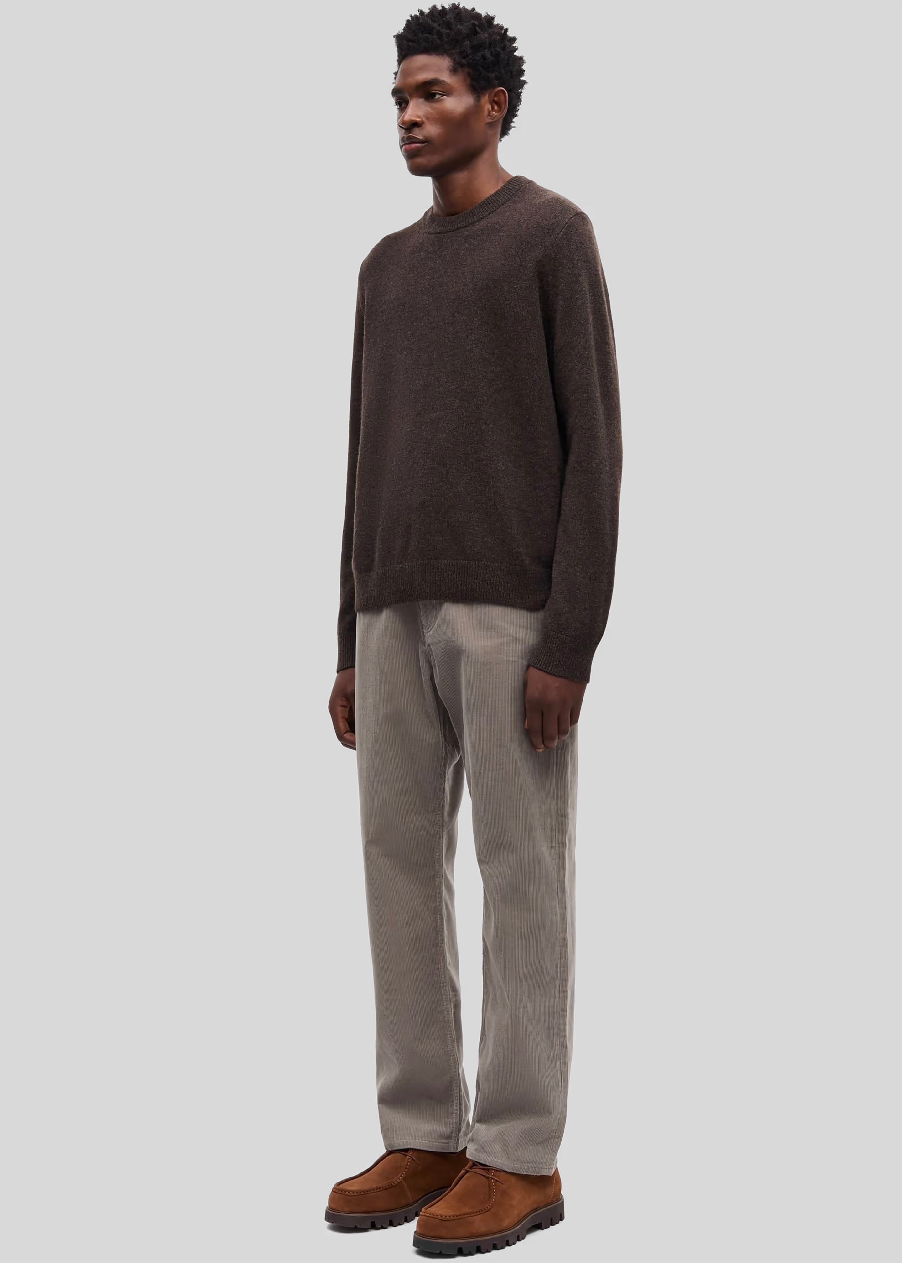 Samsøe Samsøe Isak Knit Sweater - Turkish Coffee - 3