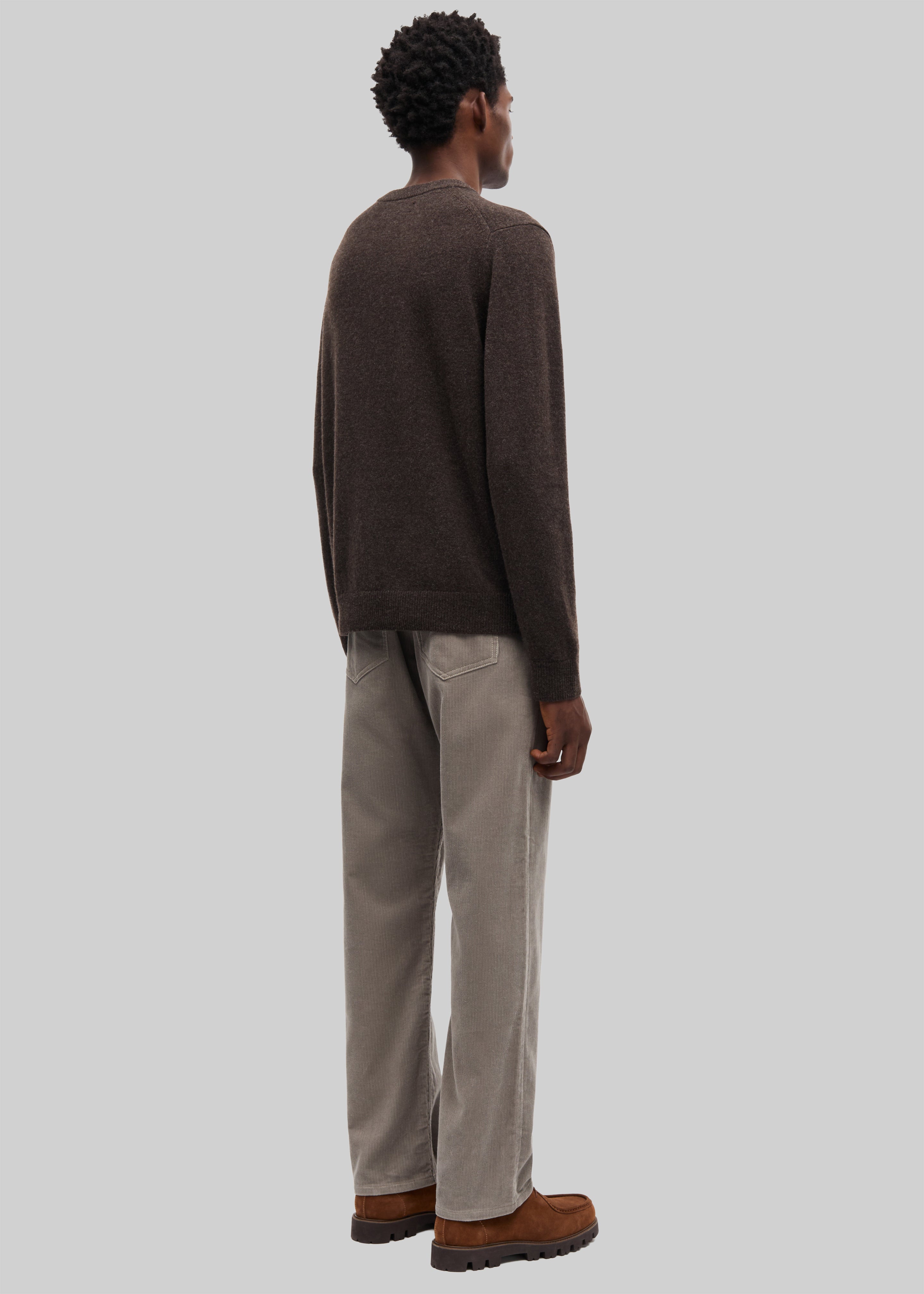 Samsøe Samsøe Isak Knit Sweater - Turkish Coffee - 5