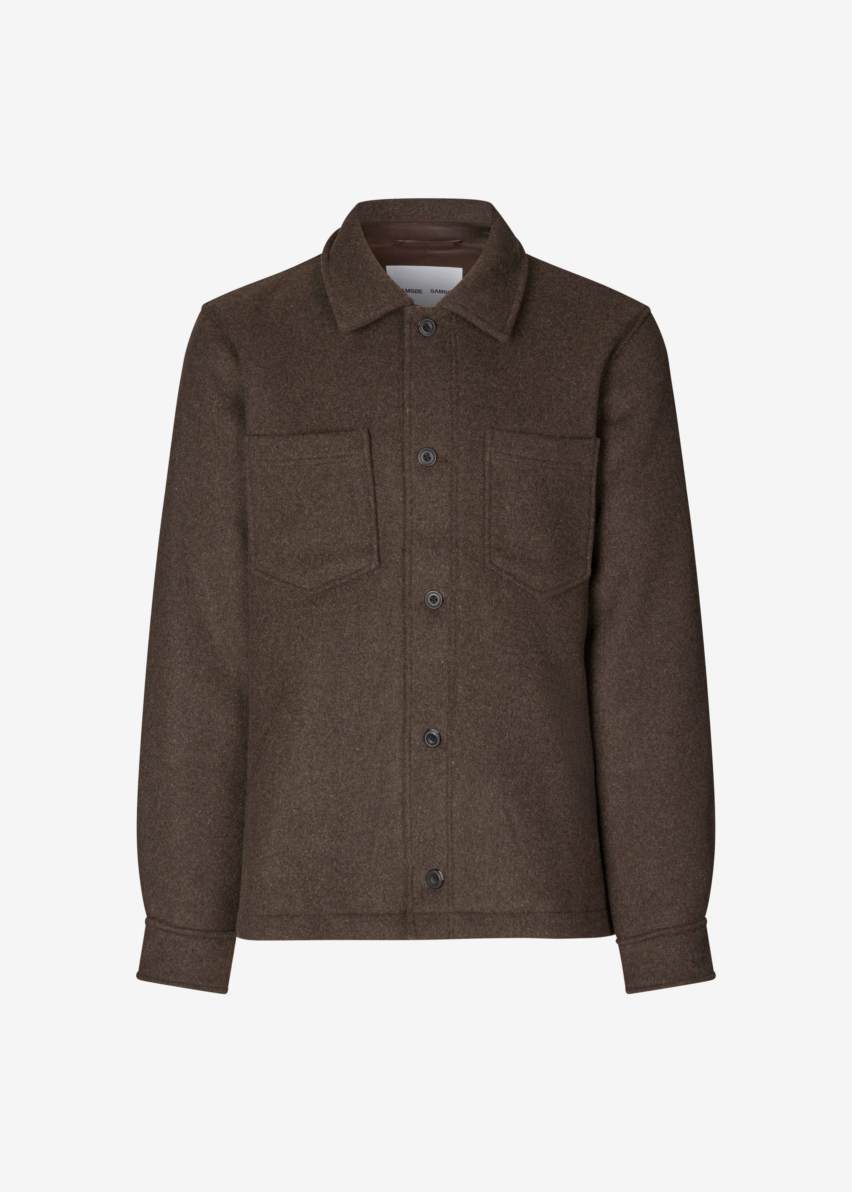 Samsøe Samsøe Pally Shirt Jacket - Chocolate Torte - 9