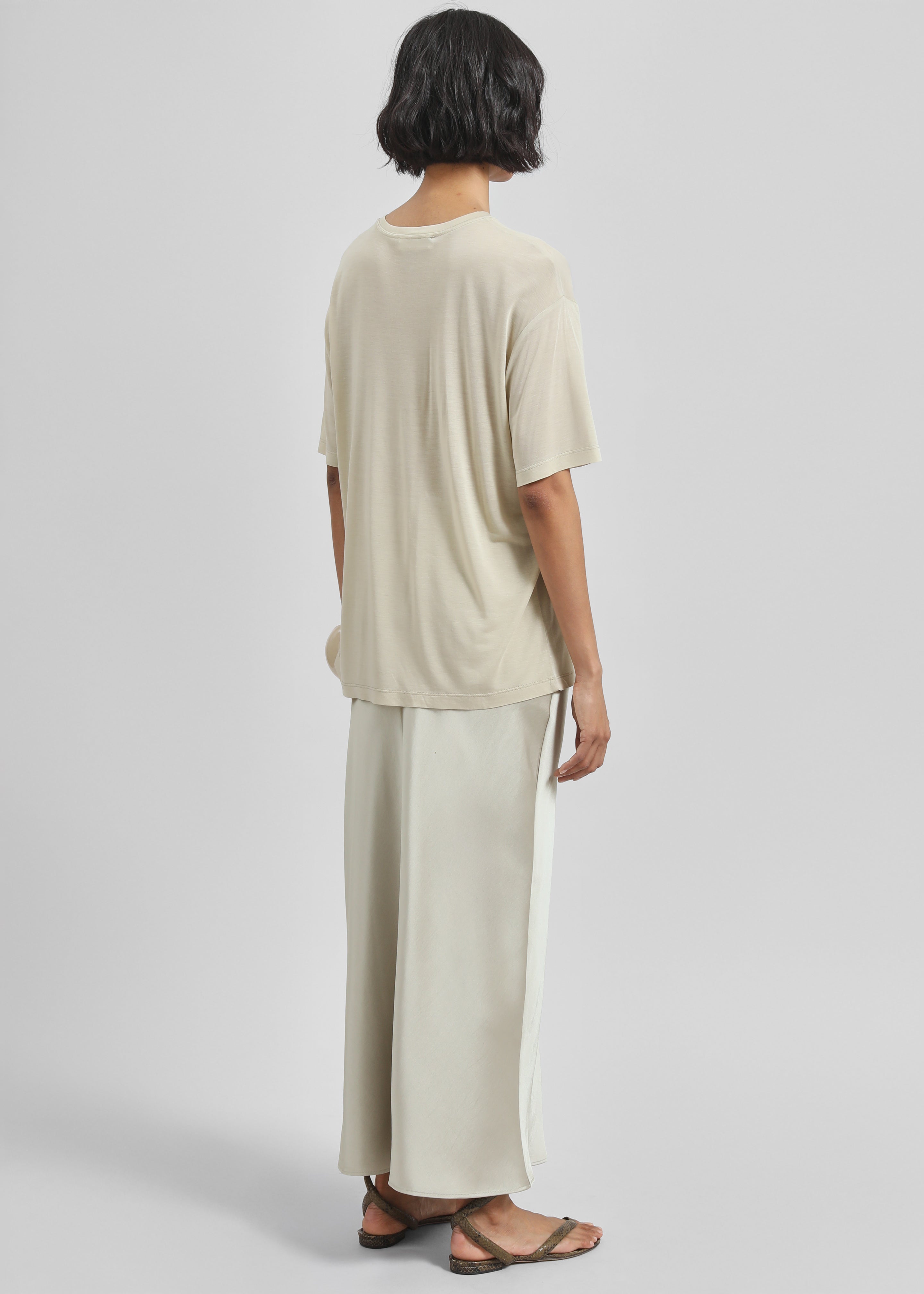 Samsøe Samsøe Saagneta Long Skirt - Agate Gray - 5
