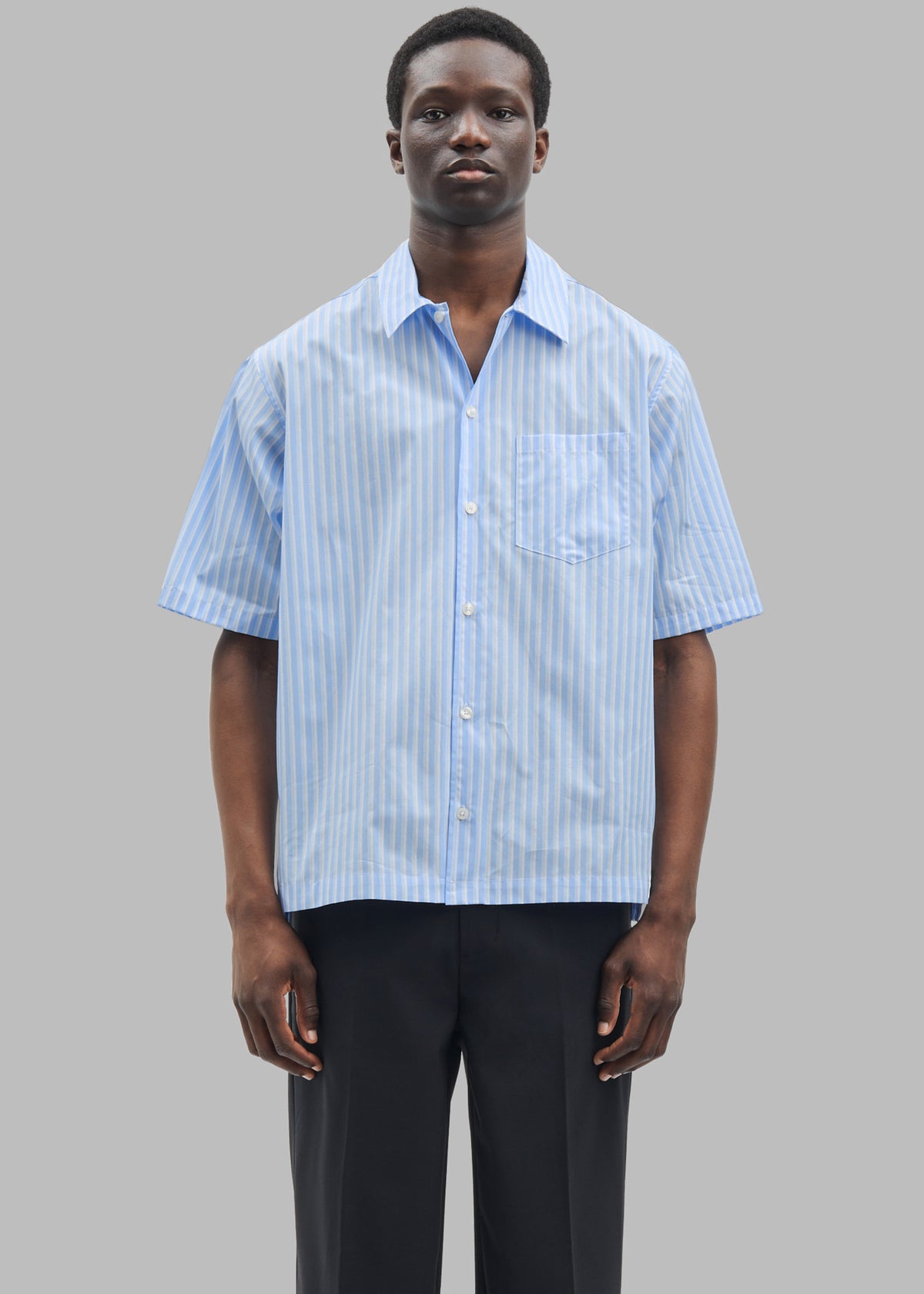 Samsøe Samsøe Saayo P Shirt - Blue St - 1