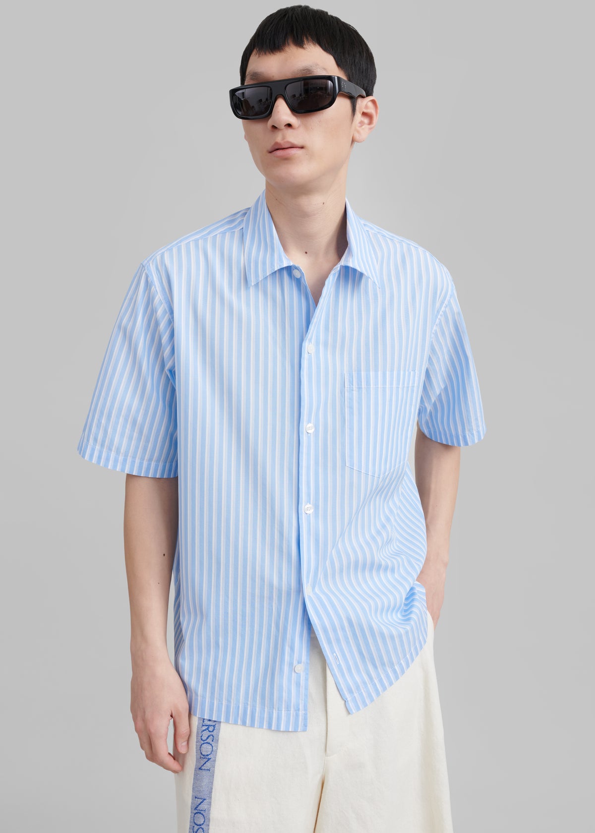 Samsøe Samsøe Saayo P Shirt - Blue St - 4
