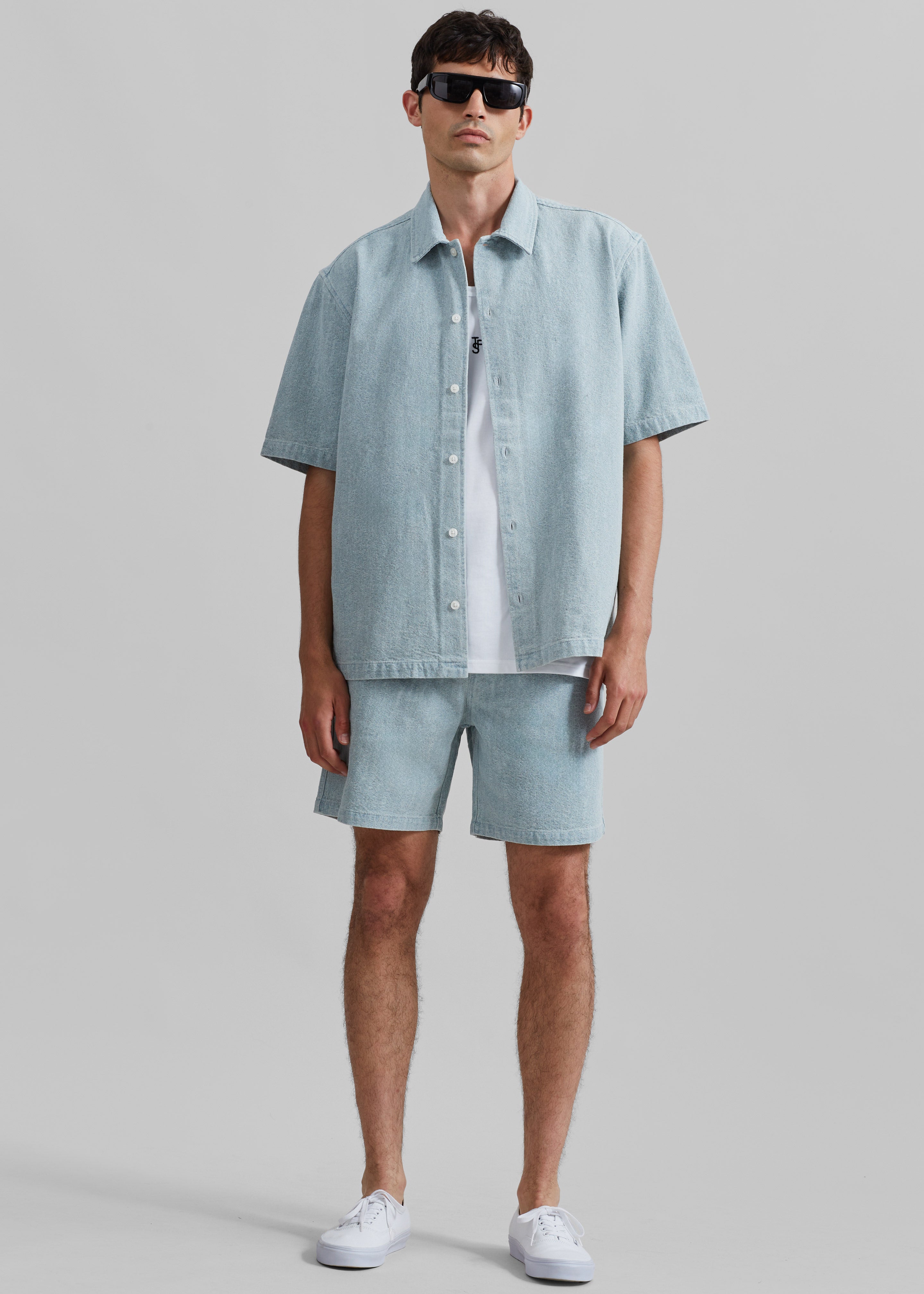 Samsøe Samsøe Saayo X Shirt - Destructed Denim - 6