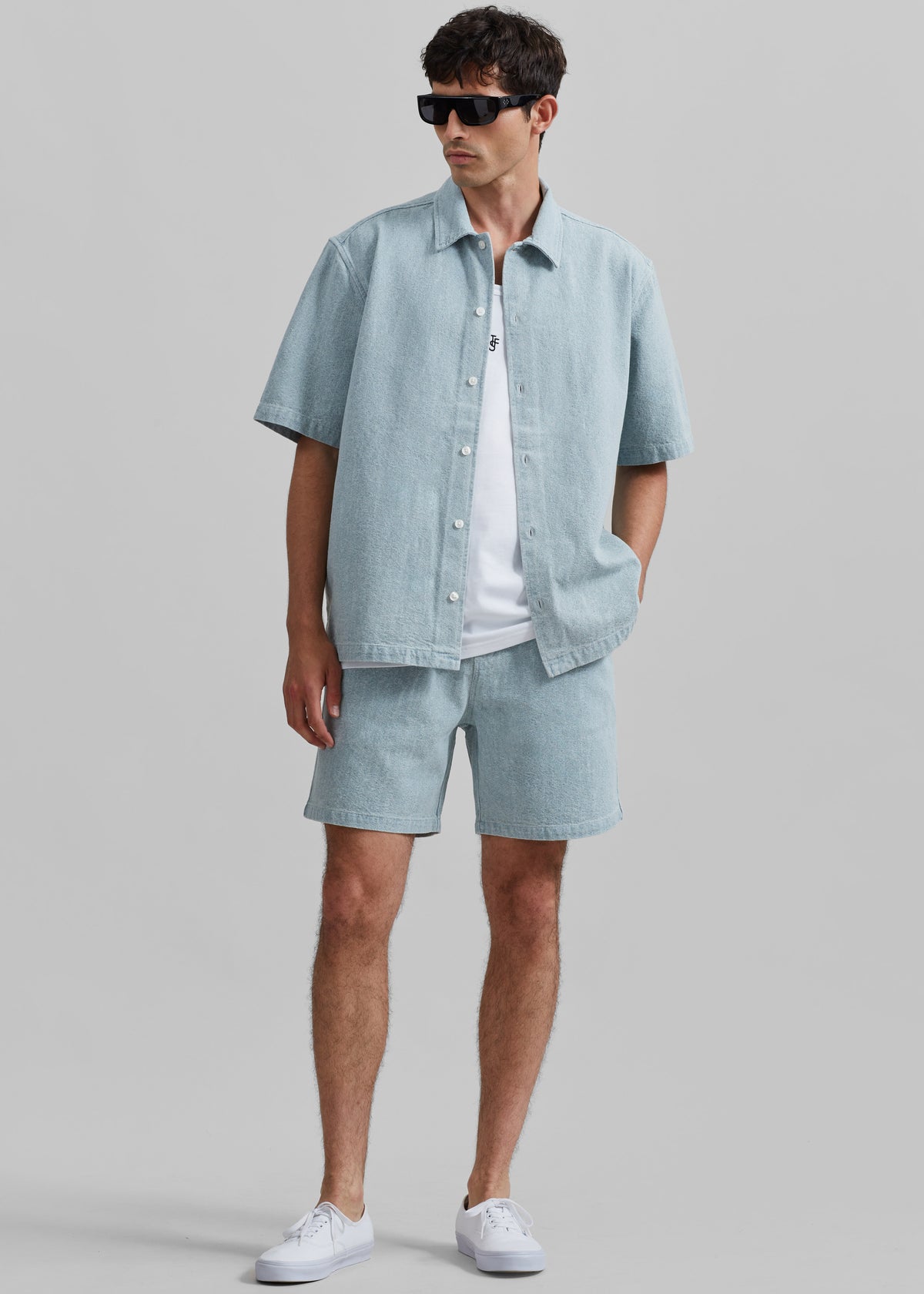 Samsøe Samsøe Saayo X Shirt - Destructed Denim - 1