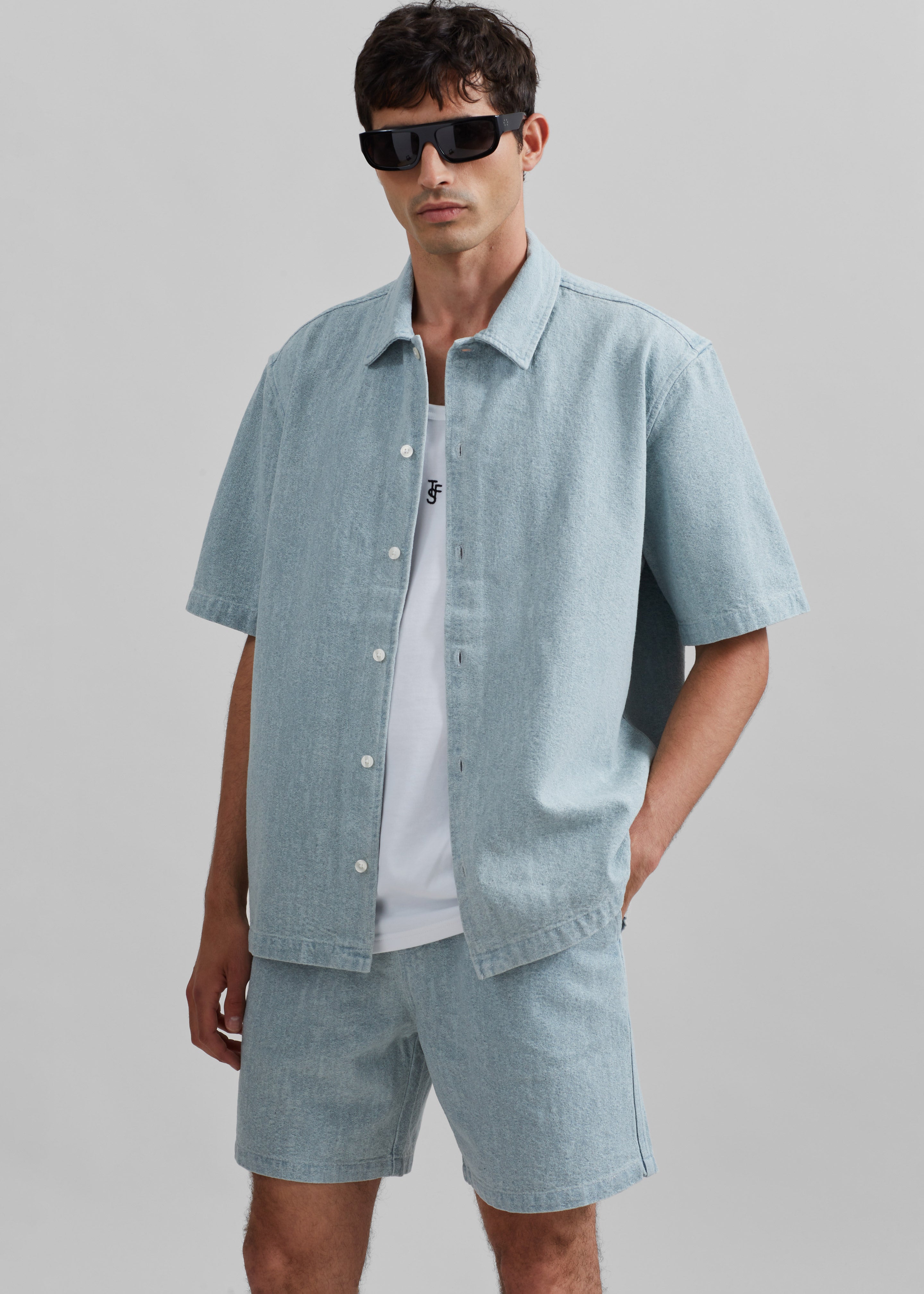 Samsøe Samsøe Saayo X Shirt - Destructed Denim - 5