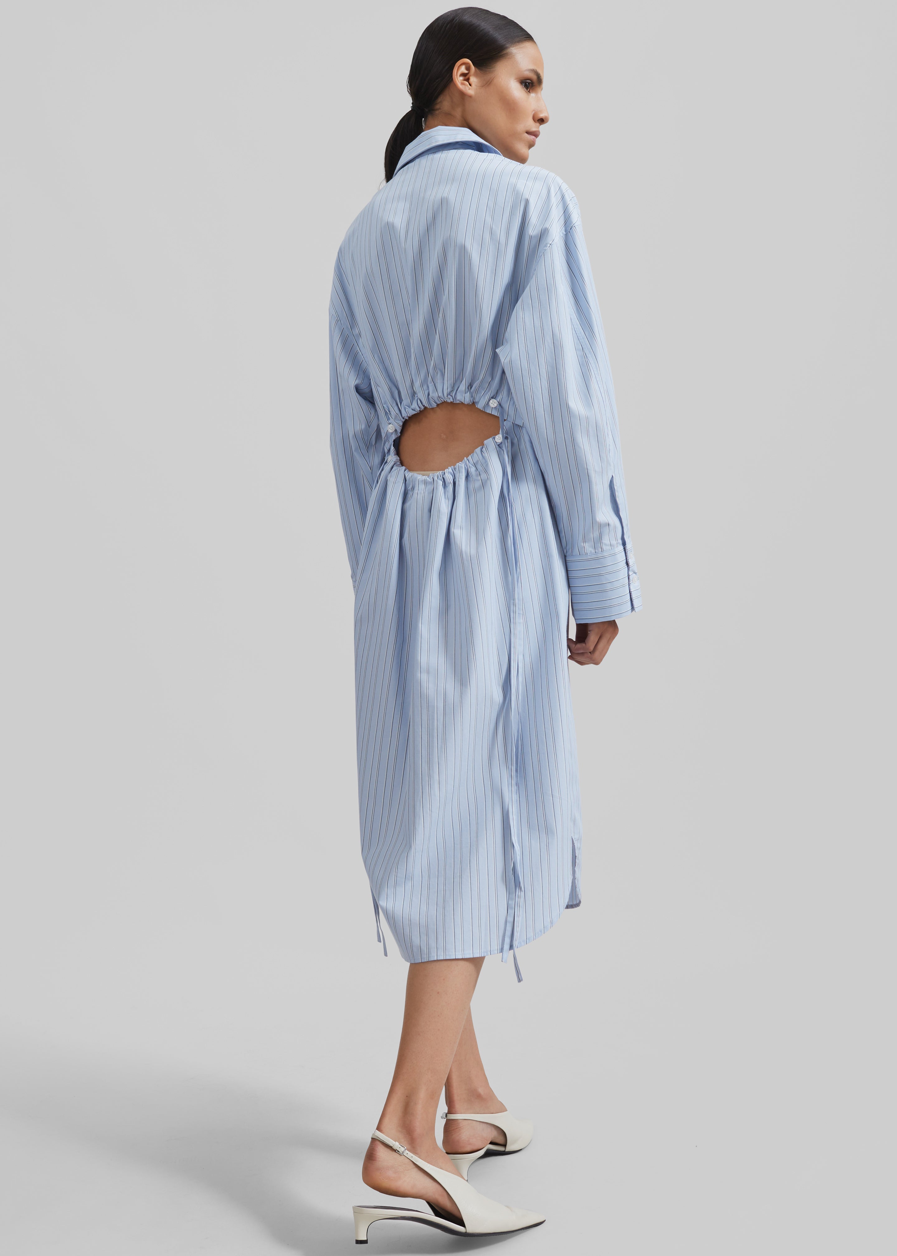 Samsøe Samsøe Sacata Dress - Brunnera Blue Small St - 7