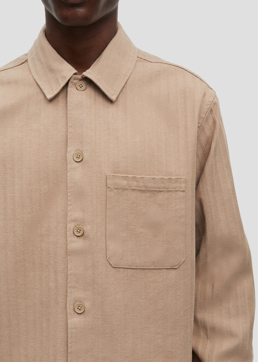 Samsøe Samsøe Sadamon JS Overshirt - Greige - 1
