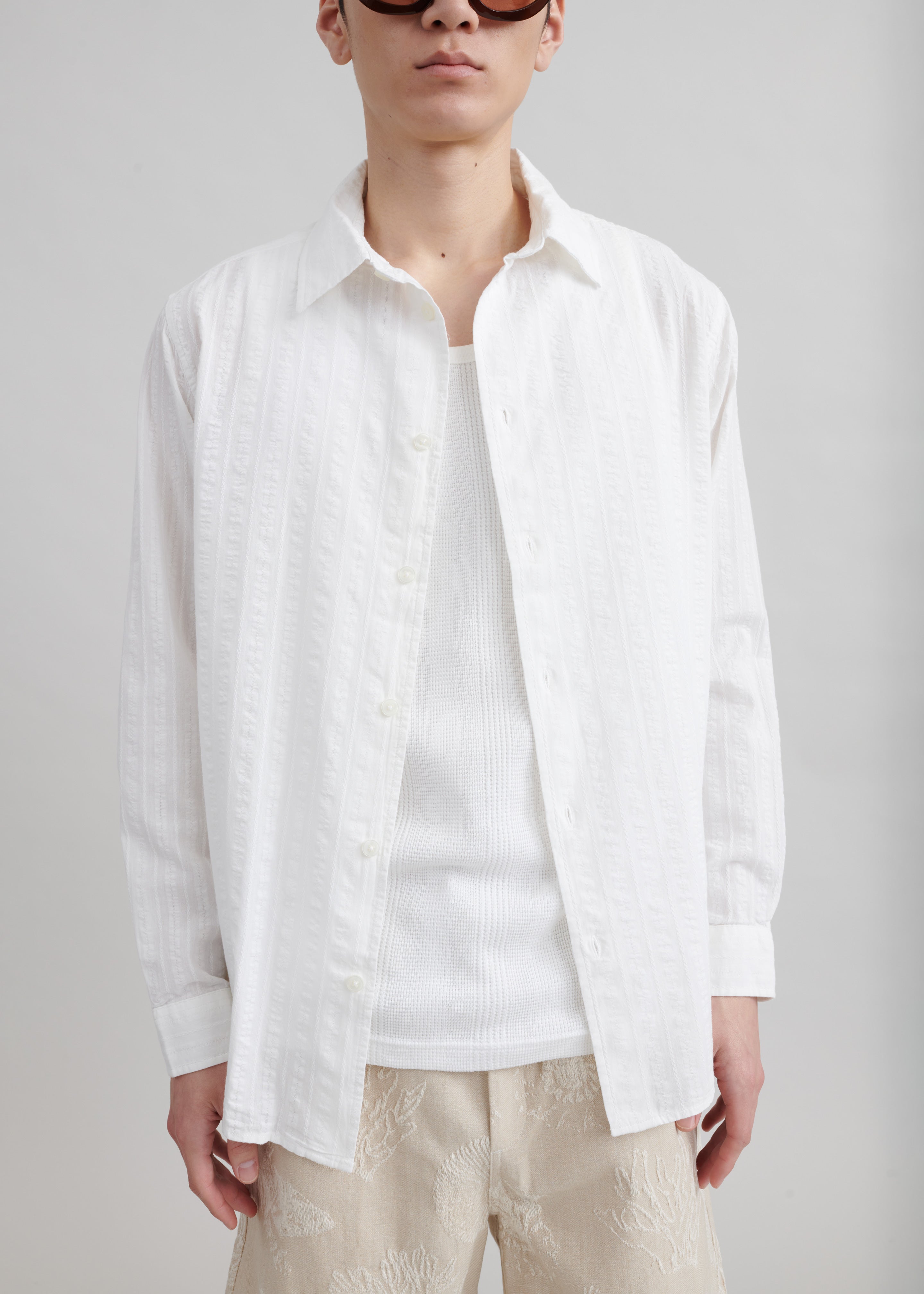 Samsøe Samsøe Sadamon X Shirt - Clear Cream - 3