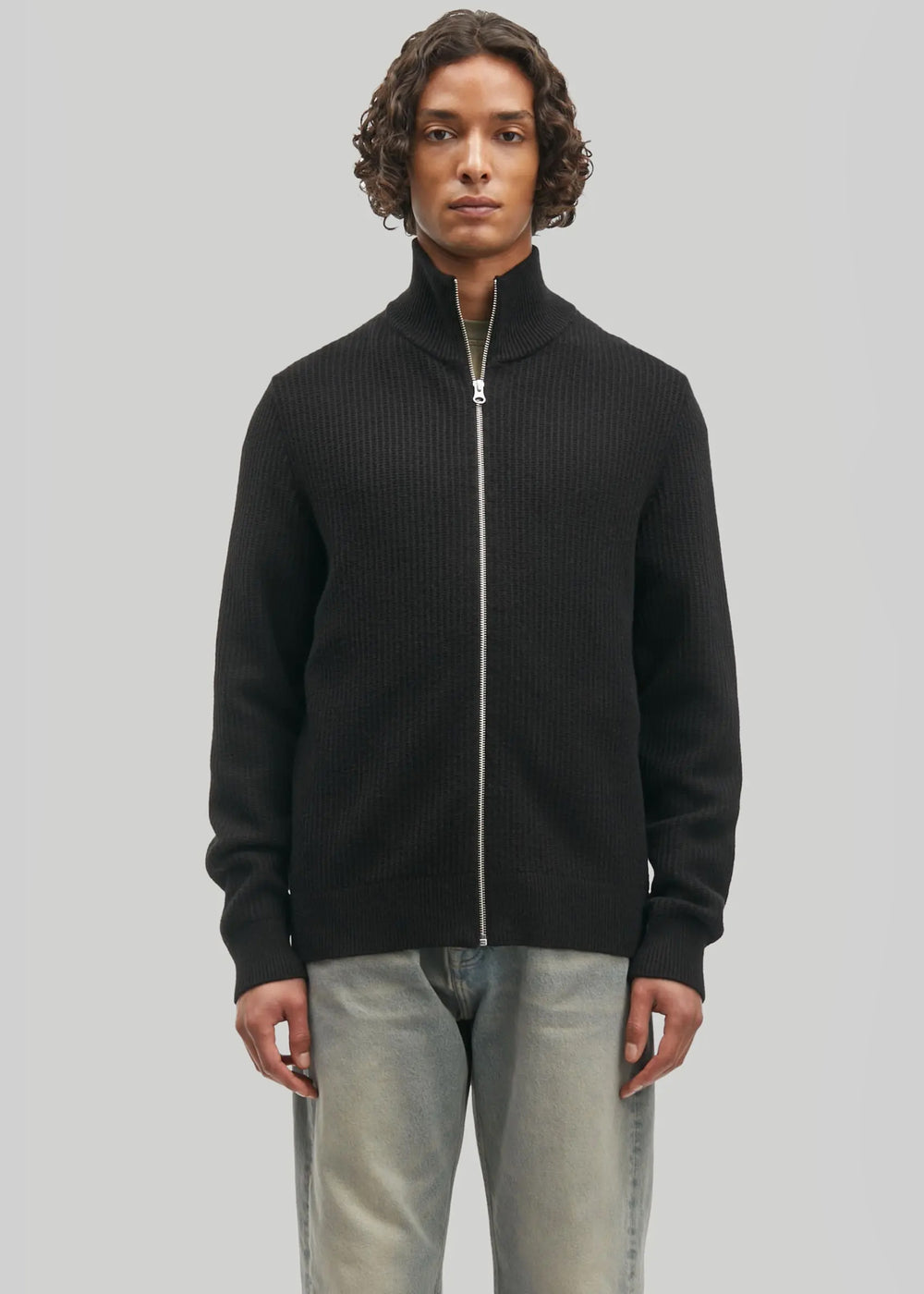 Samsøe Samsøe Sadem Zip Cardigan - Black