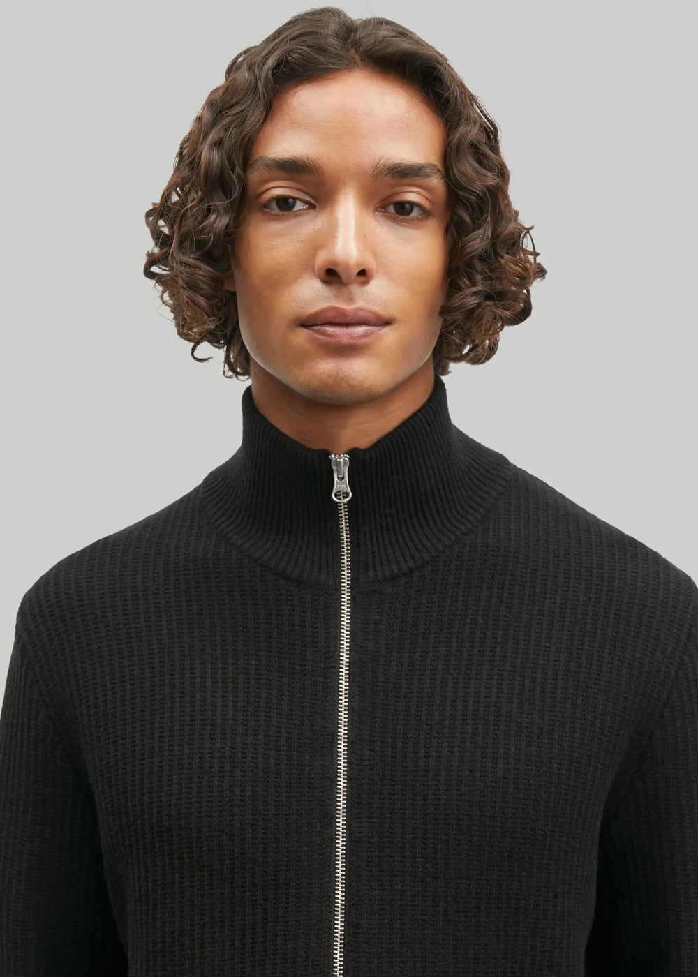 Samsøe Samsøe Sadem Zip Cardigan - Black - 1