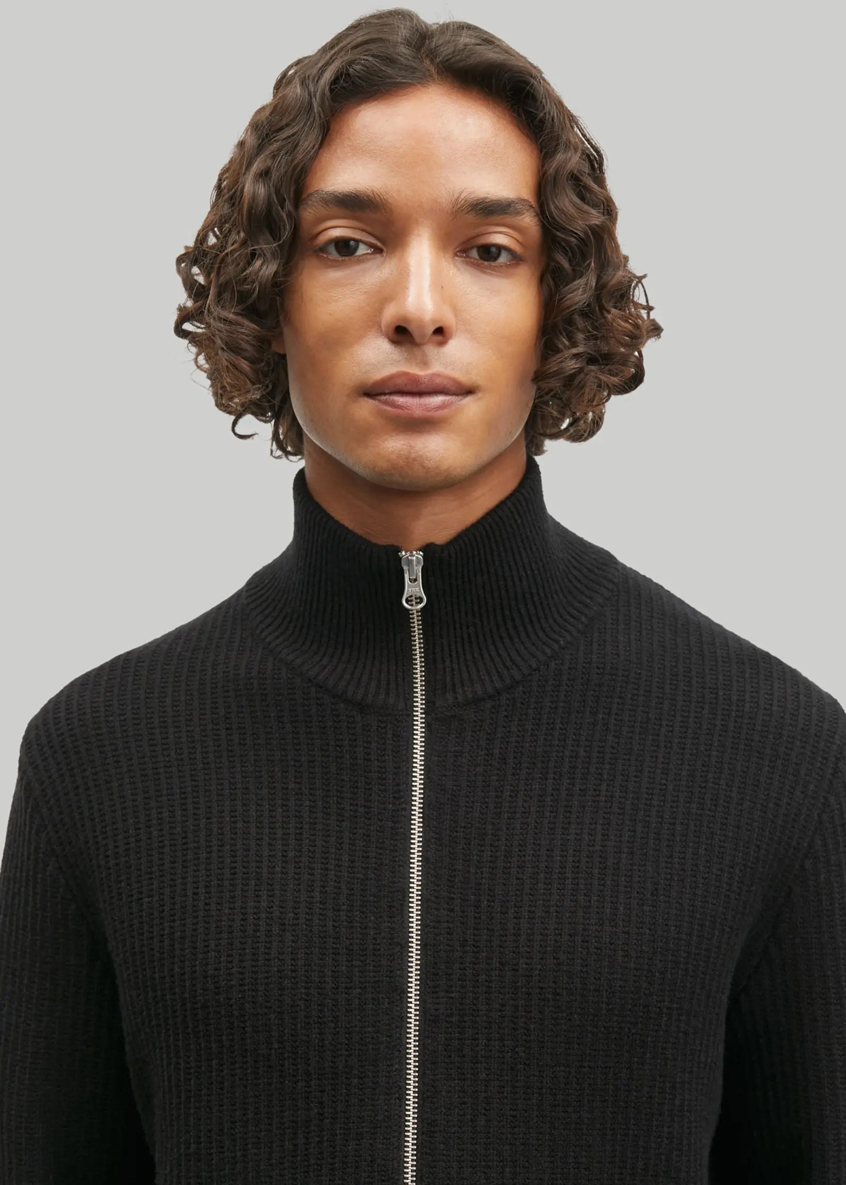 Samsøe Samsøe Sadem Zip Cardigan - Black - 2