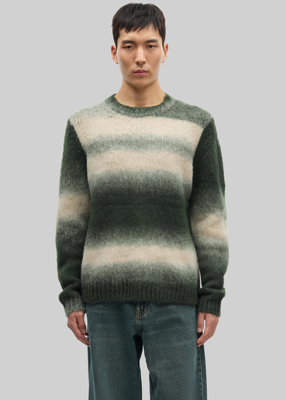 Samsøe Samsøe Safabio Sweater - Ombre Gray Stripes - 1