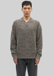 Samsøe Samsøe Safloyd V-Neck Sweater - Fossil Melange