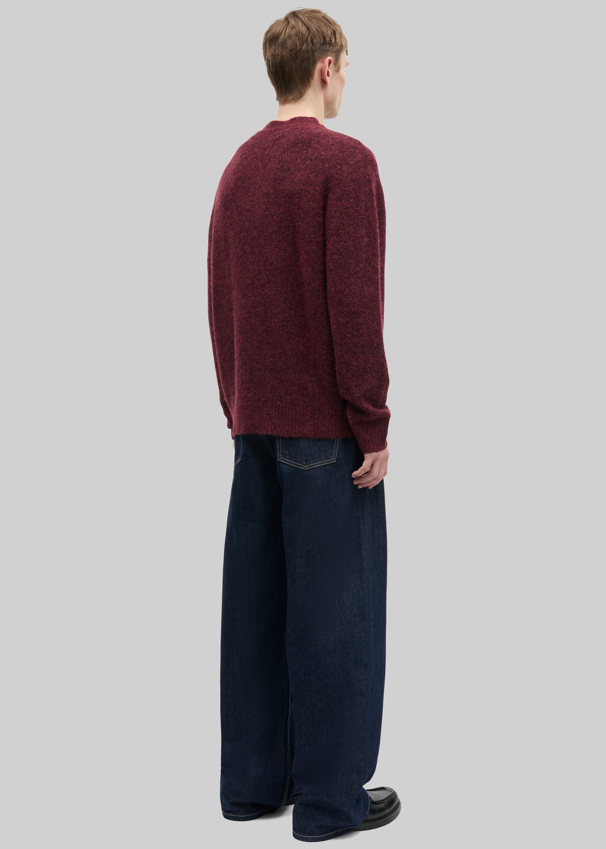 Samsøe Samsøe Safloyd V-Neck Sweater - Rum Raisin Melange - 8