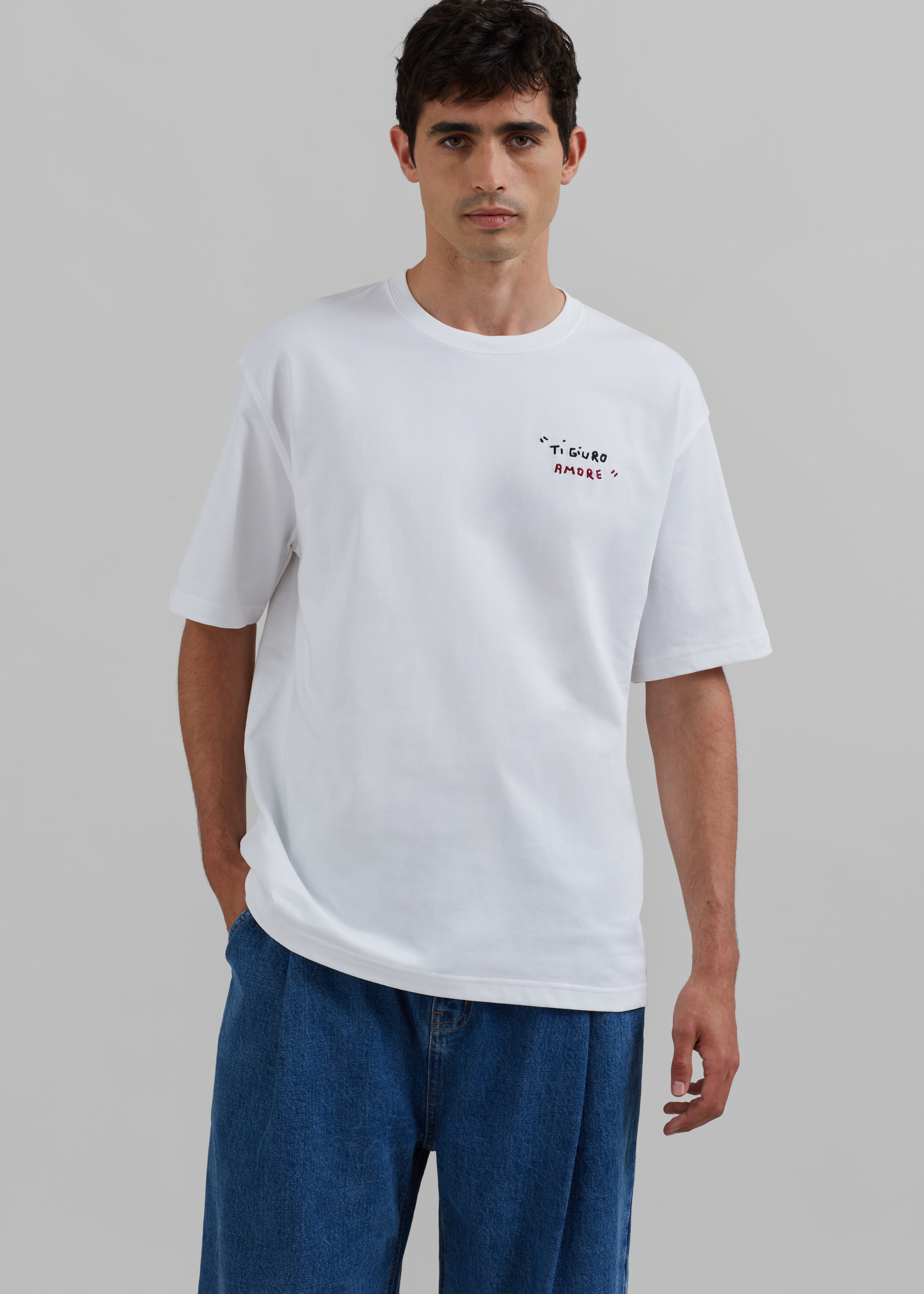 Samsøe Samsøe Sagiotto T-Shirt - White Ti Giuro - 1