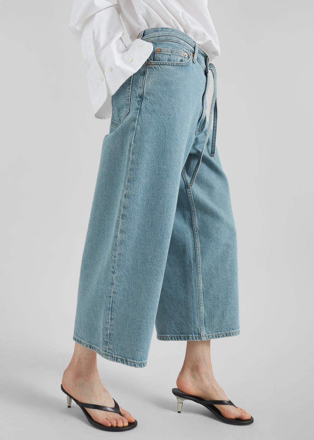Samsøe Samsøe Saharper Culotte - Caribbean Blue - 1