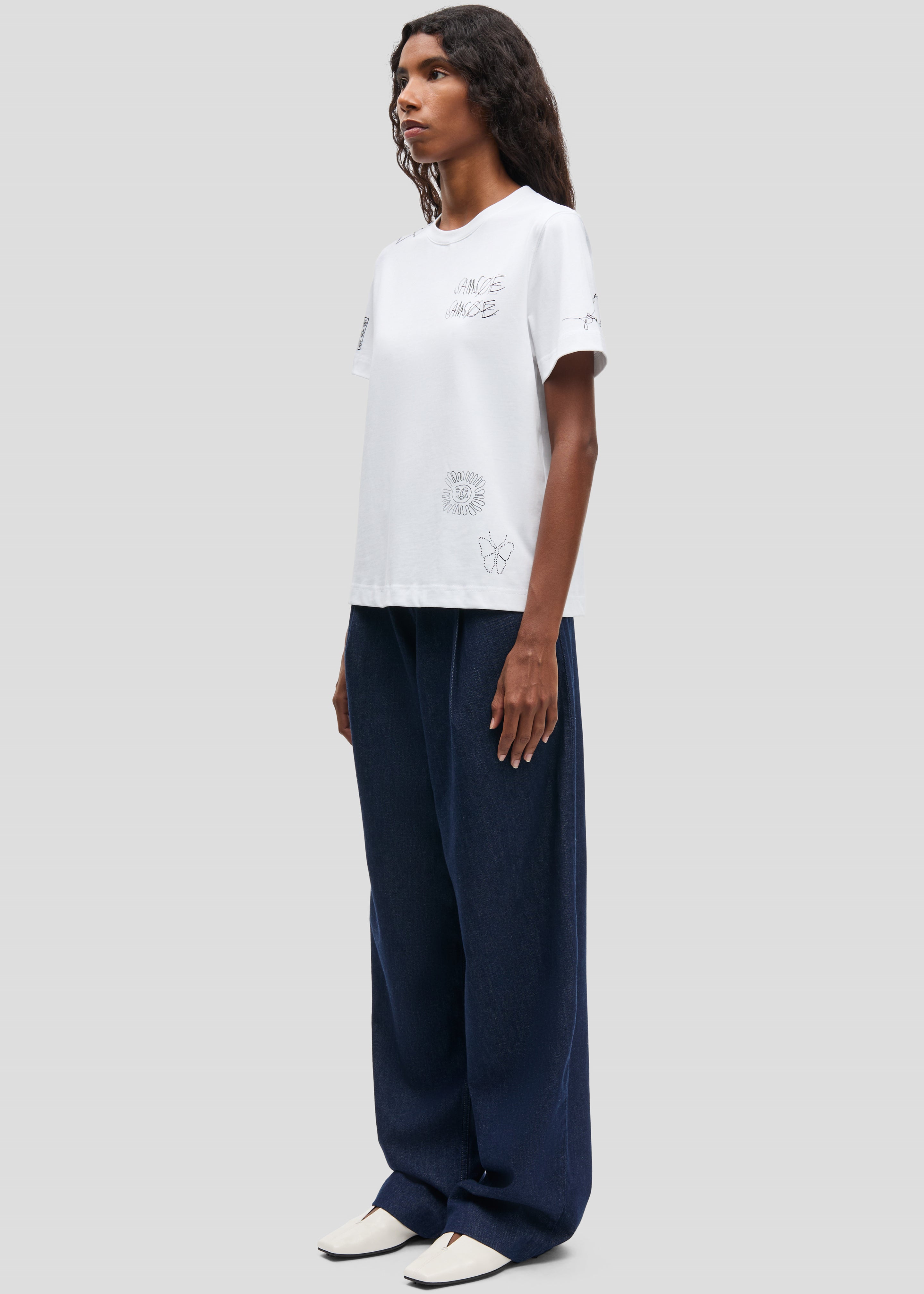 Samsøe Samsøe Saharper Pleat Jeans - Soft Denim - 3