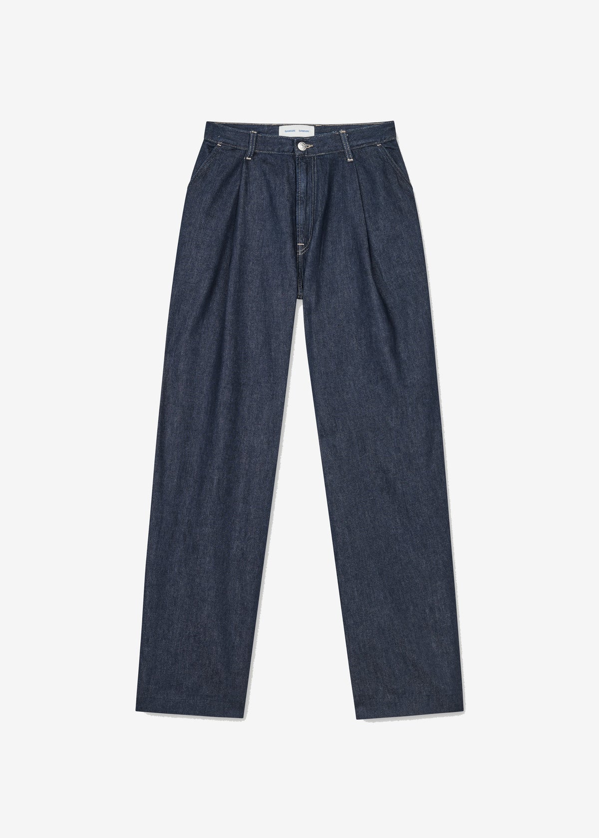 Samsøe Samsøe Saharper Pleat Jeans - Soft Denim - 9