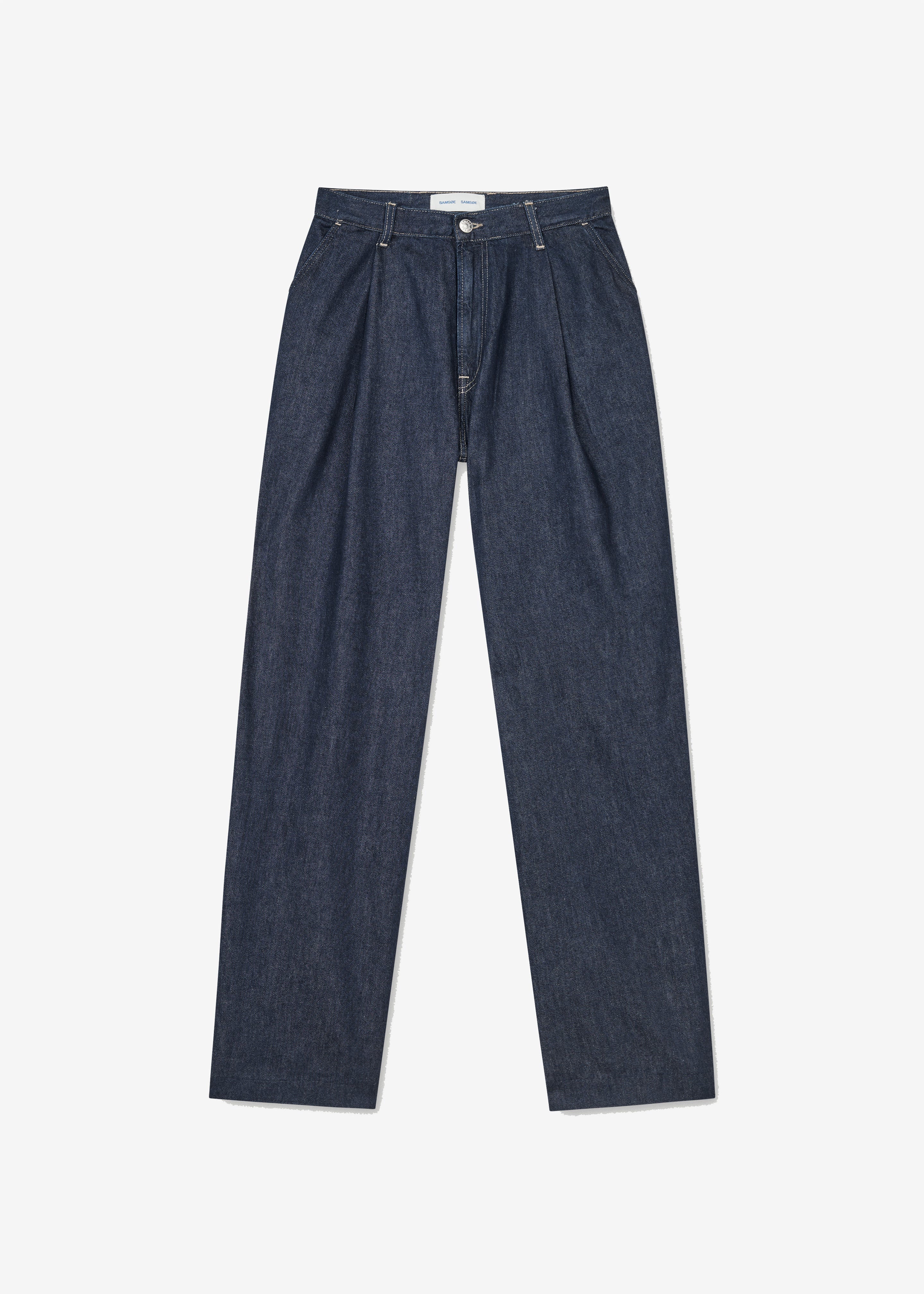 Samsøe Samsøe Saharper Pleat Jeans - Soft Denim - 9