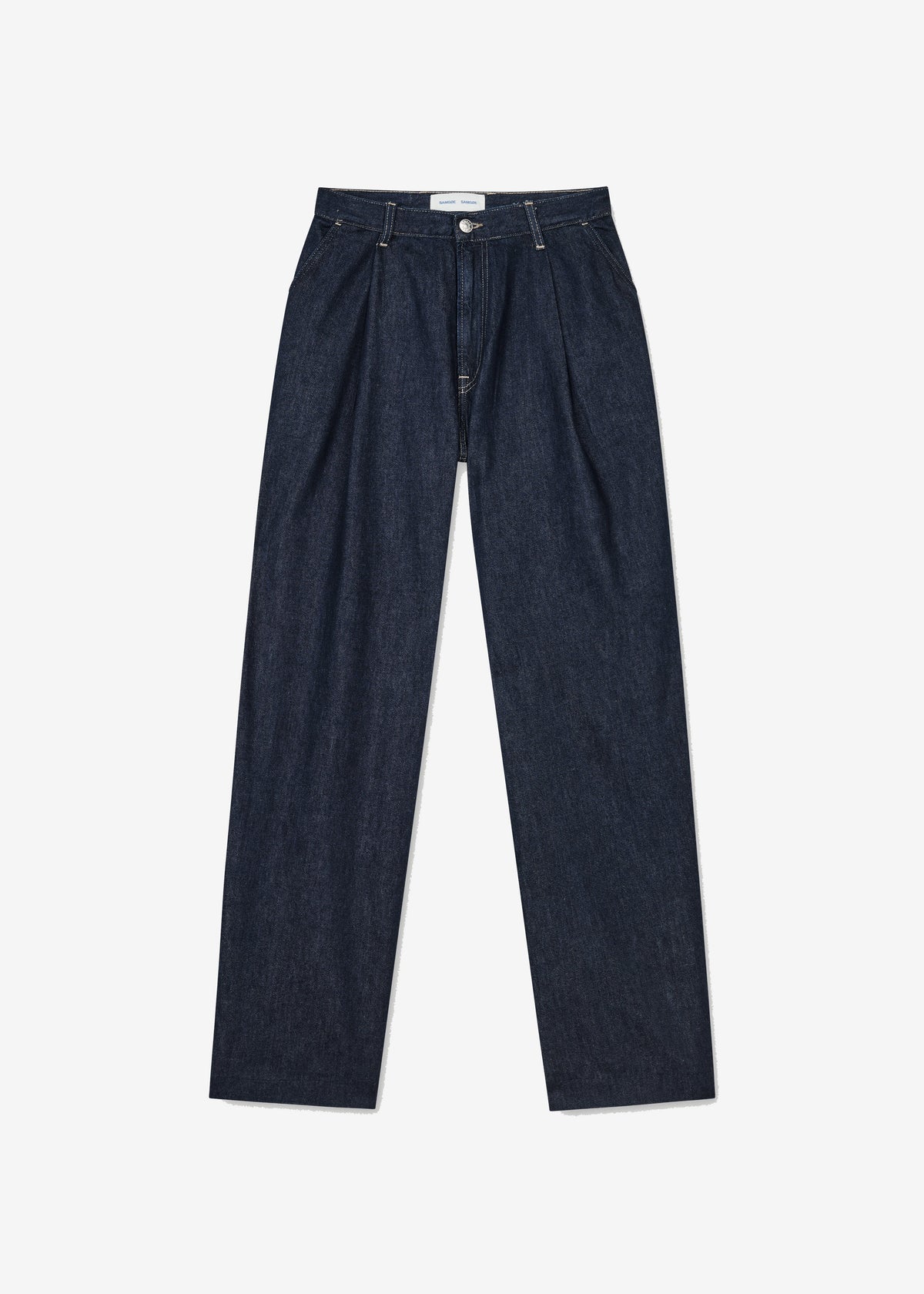 Samsøe Samsøe jeans Saharper con pieghe - Soft Denim