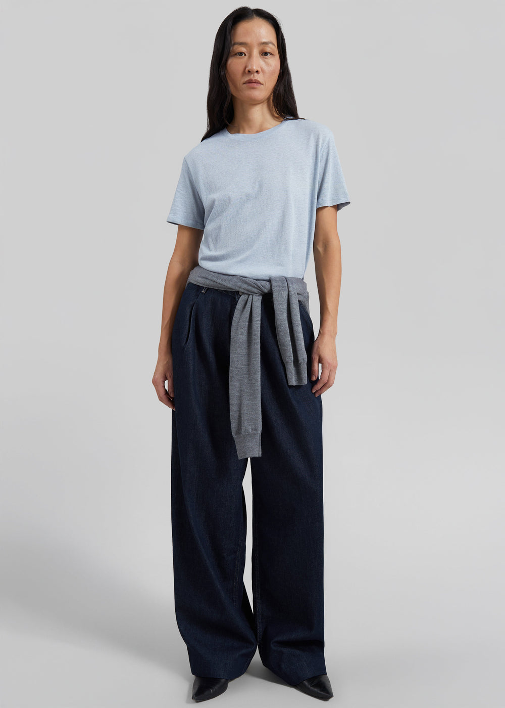 Samsøe Samsøe Saharper Pleat Jeans - Soft Denim - 1