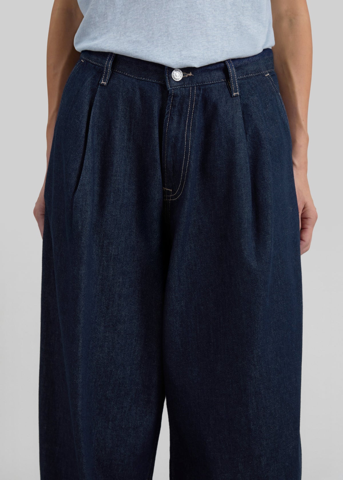 Samsøe Samsøe Saharper Pleat Jeans - Soft Denim