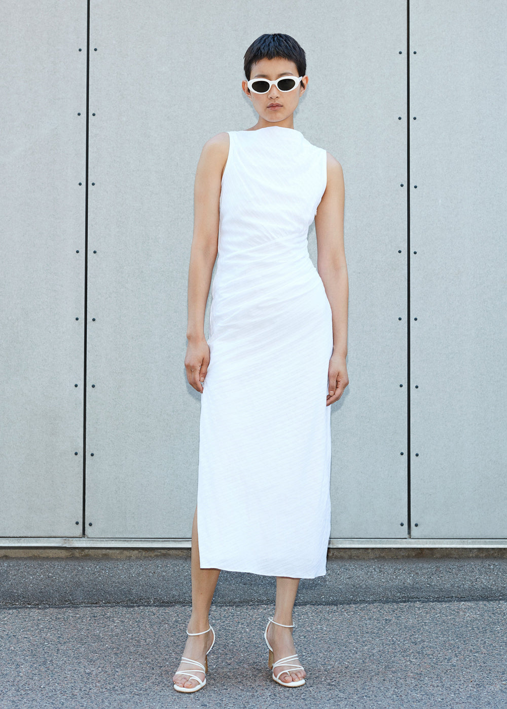 Samsøe Samsøe Sahira Dress - White - 1