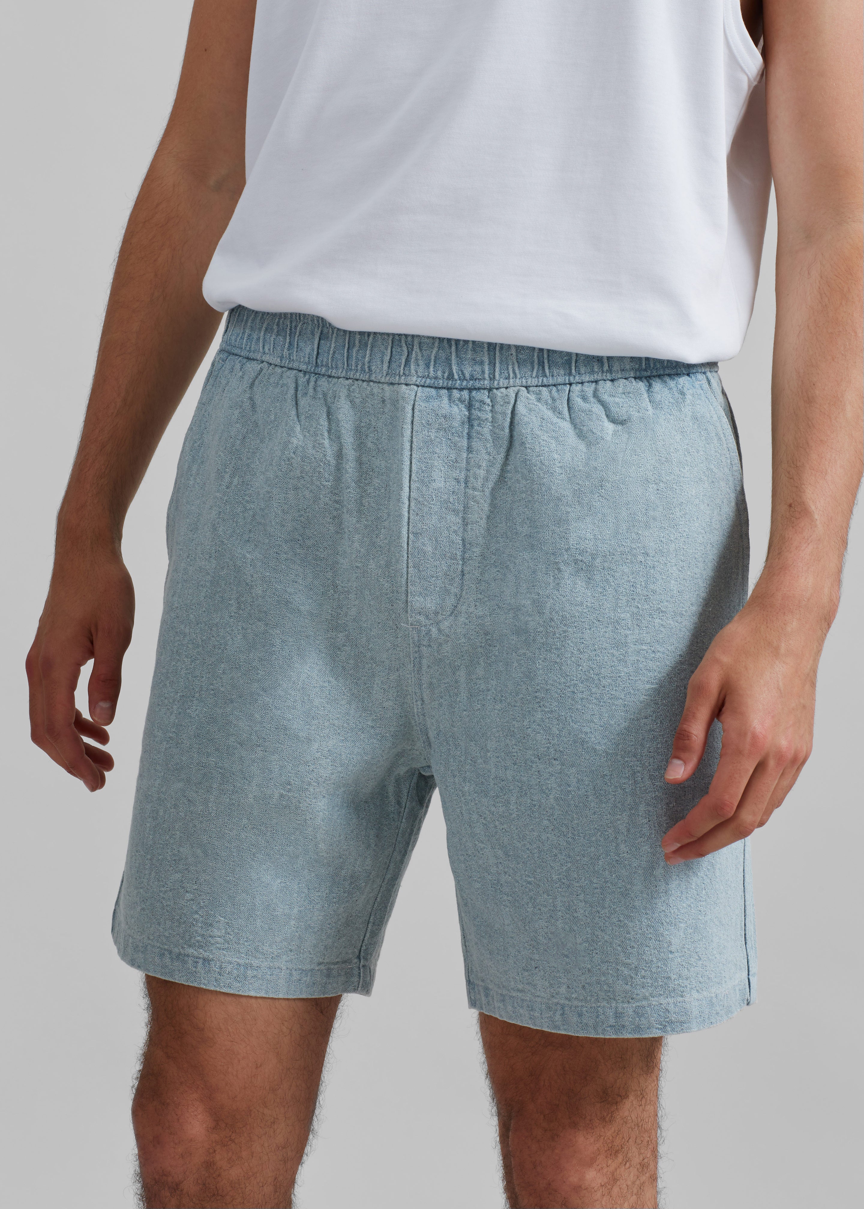 Samsøe Samsøe Sajabari Shorts - Destructed Denim - 2