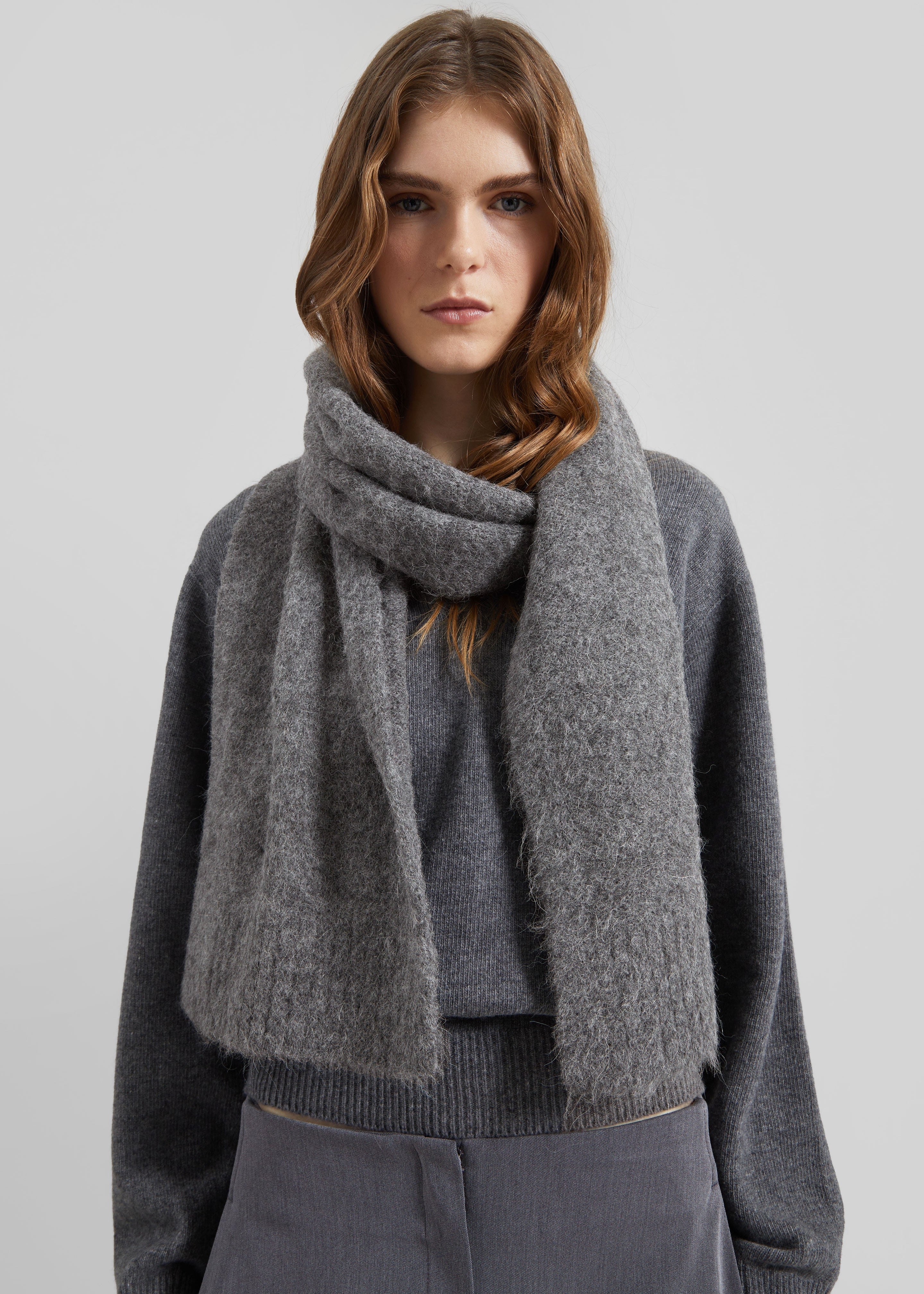 Samsøe Samsøe Sajeanne Scarf - Iron Gate - 3