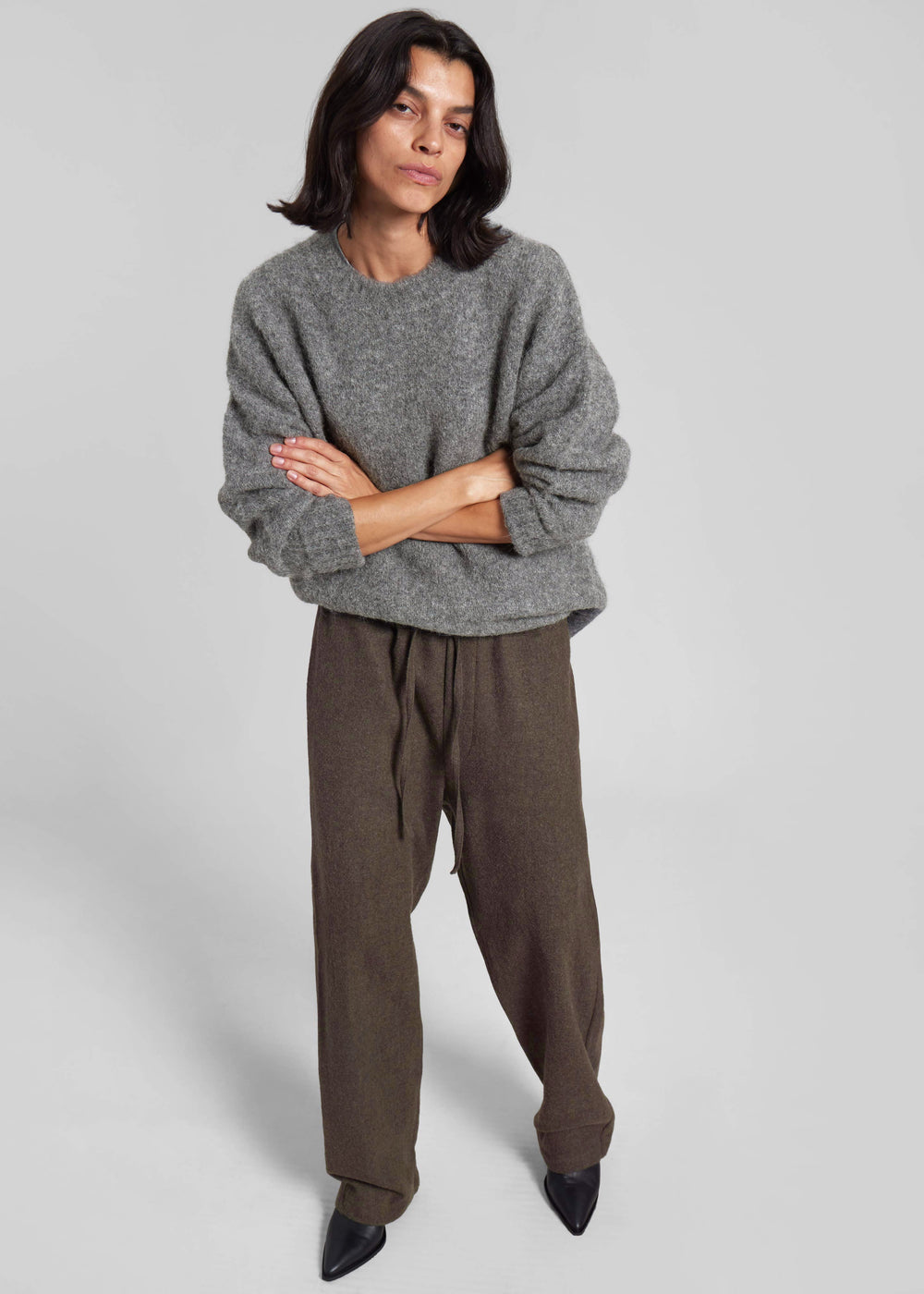 Samsøe Samsøe Sajeanne Sweater - Iron Gate - 1