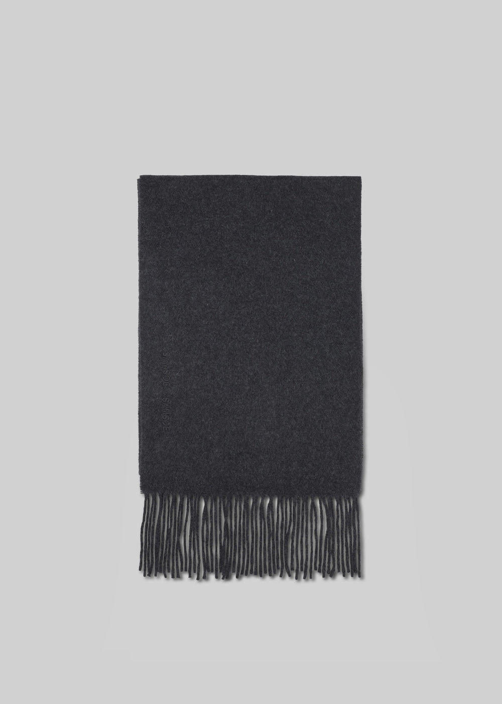 Samsøe Samsøe Sajolly Scarf - Dark Grey Melange - 1