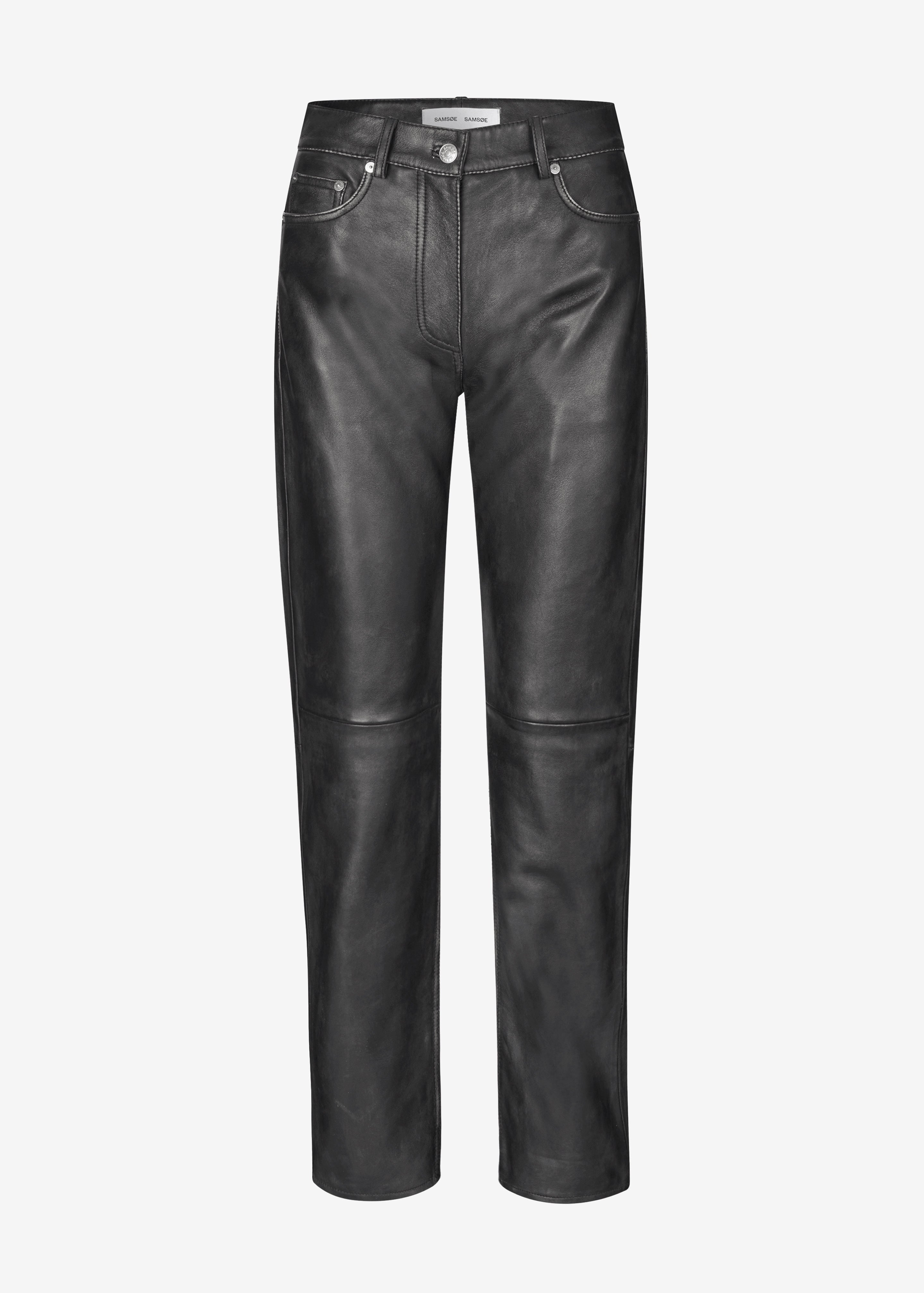 Samsøe Samsøe Salynn Trousers - Washed Black Olive - 10