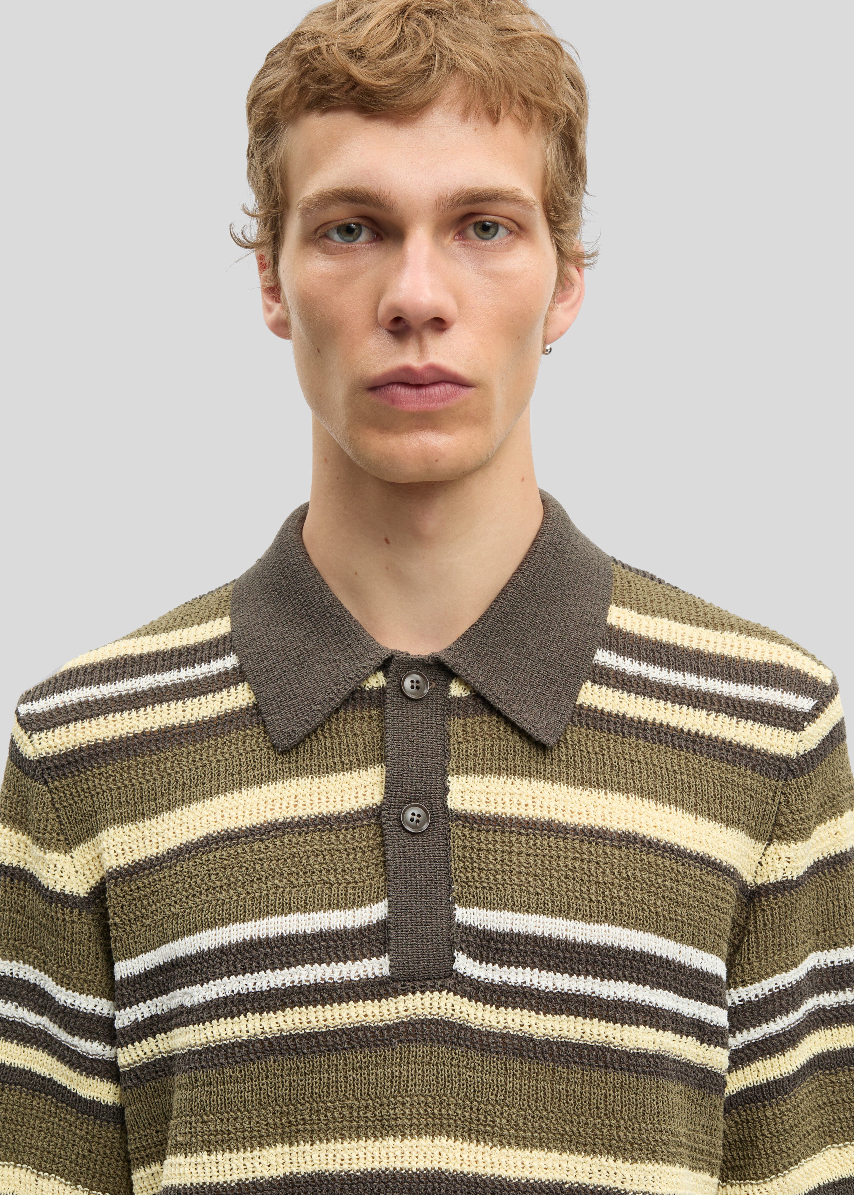 Samsøe Samsøe Samarco Polo Ss - Burnt Olive St. - 1
