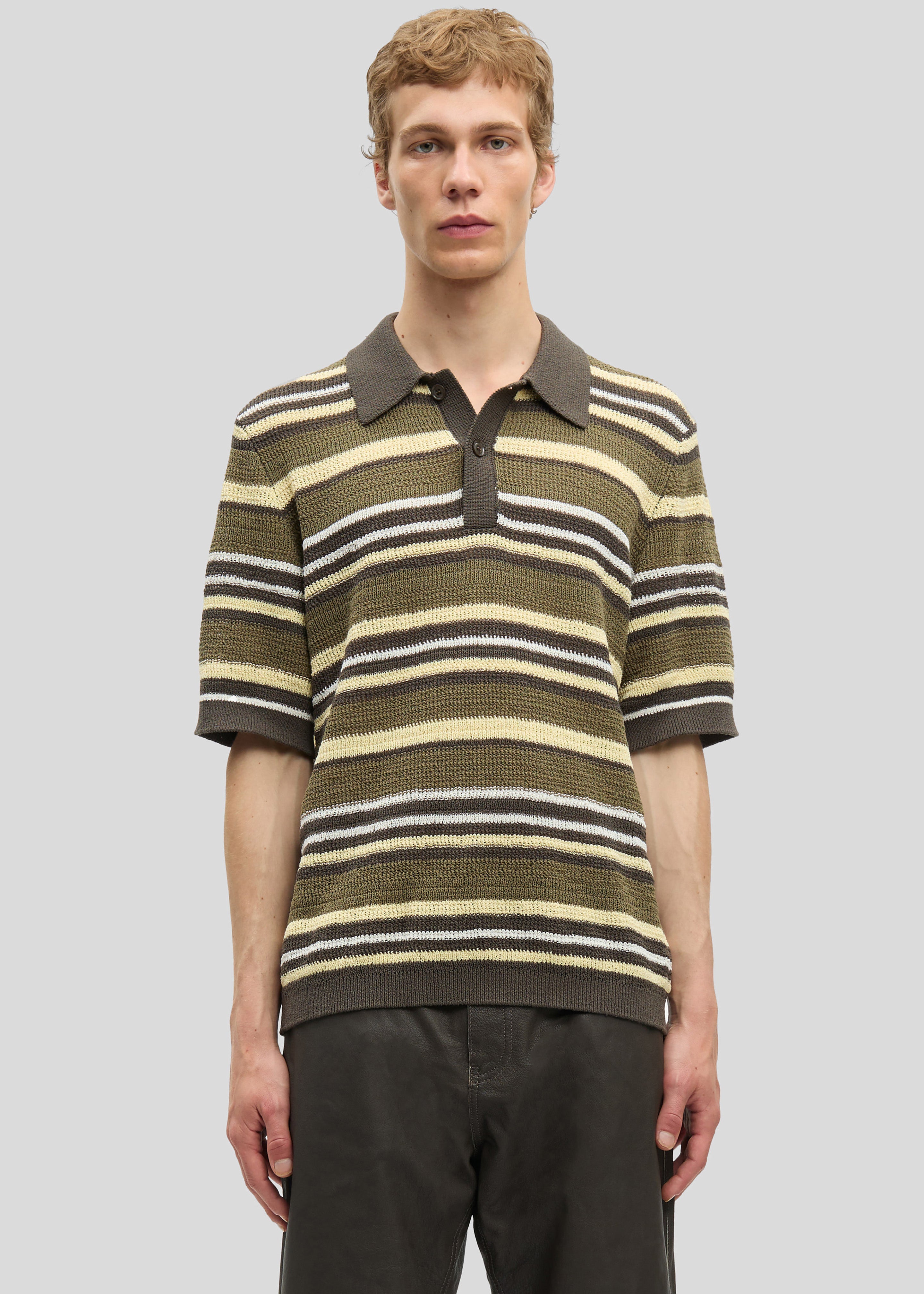 Samsøe Samsøe Samarco Polo Ss - Burnt Olive St. - 2