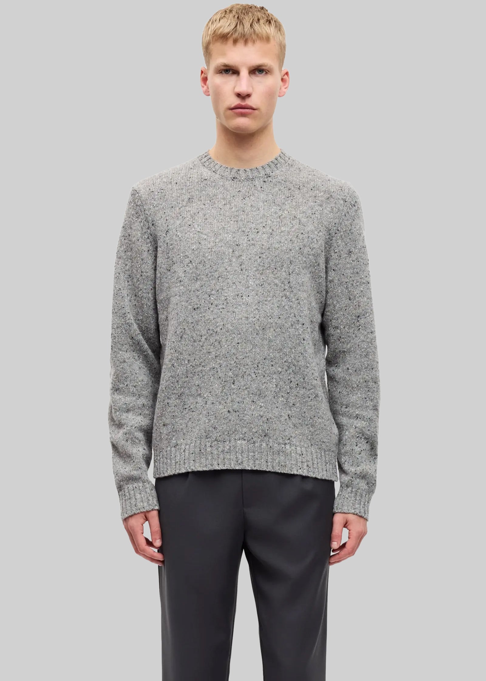 Samsøe Samsøe Sanataniel Sweater - Grey Melange - 3