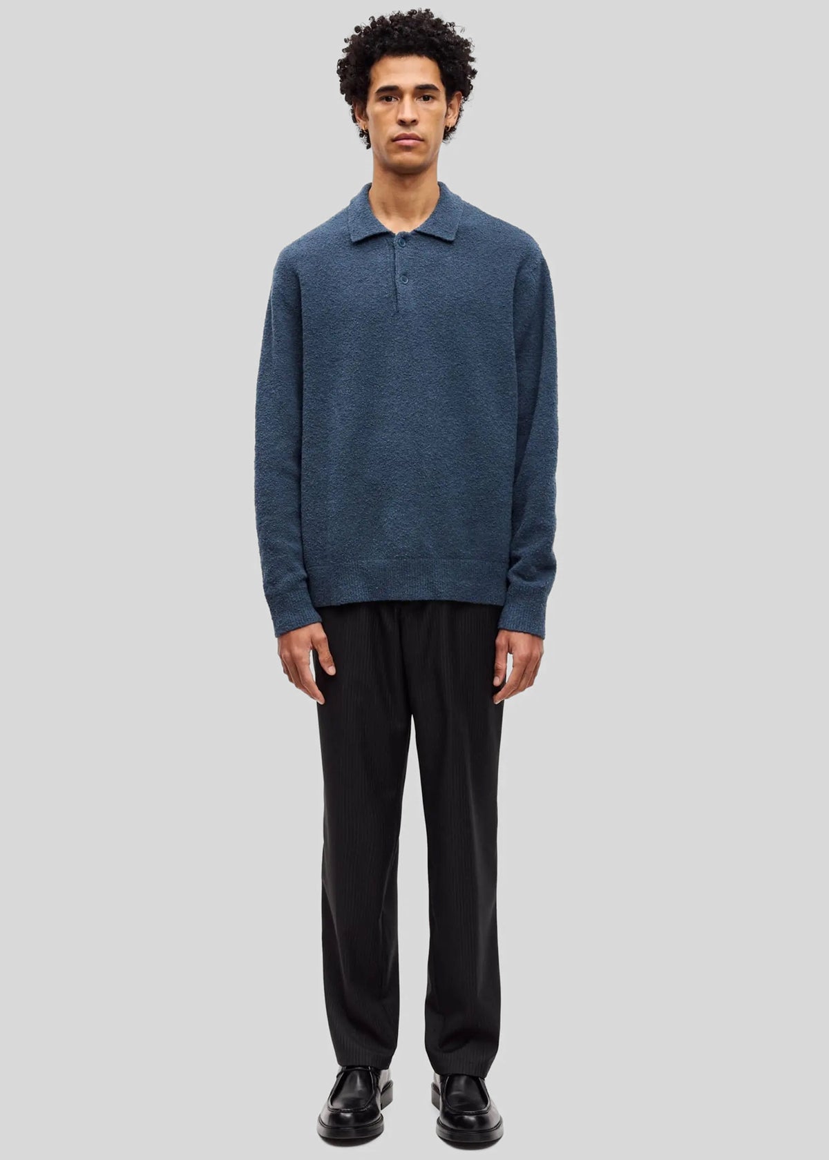 Samsøe Samsøe Sanino Polo - Midnight Navy - 2
