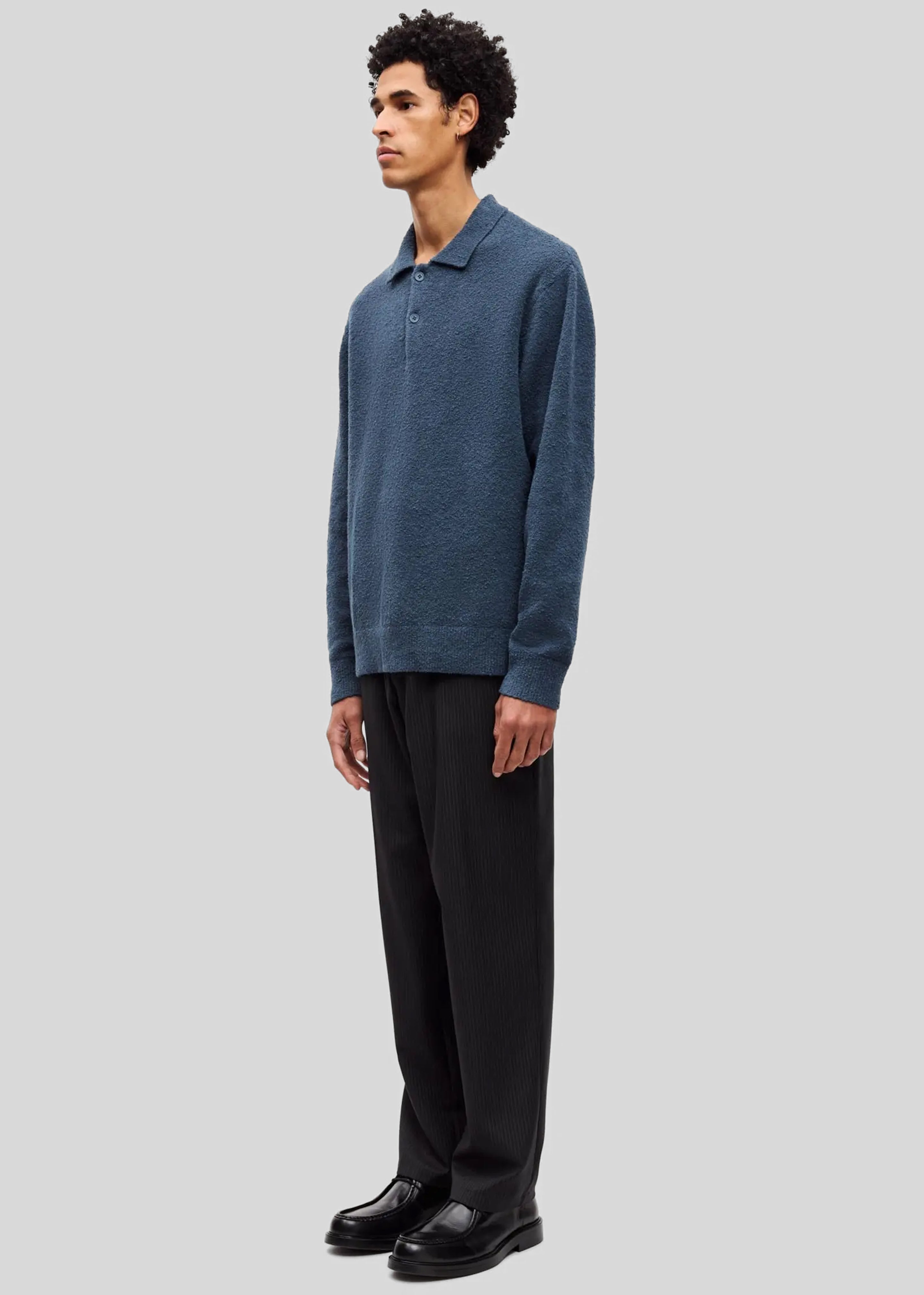 Samsøe Samsøe Sanino Polo - Midnight Navy - 4
