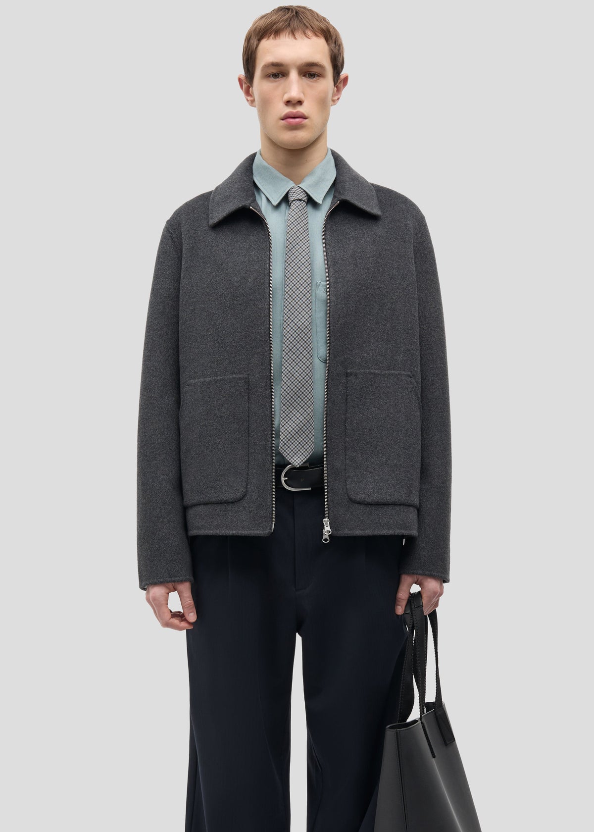 Samsøe Samsøe Sapaulo Jacket - Dark Grey Melange